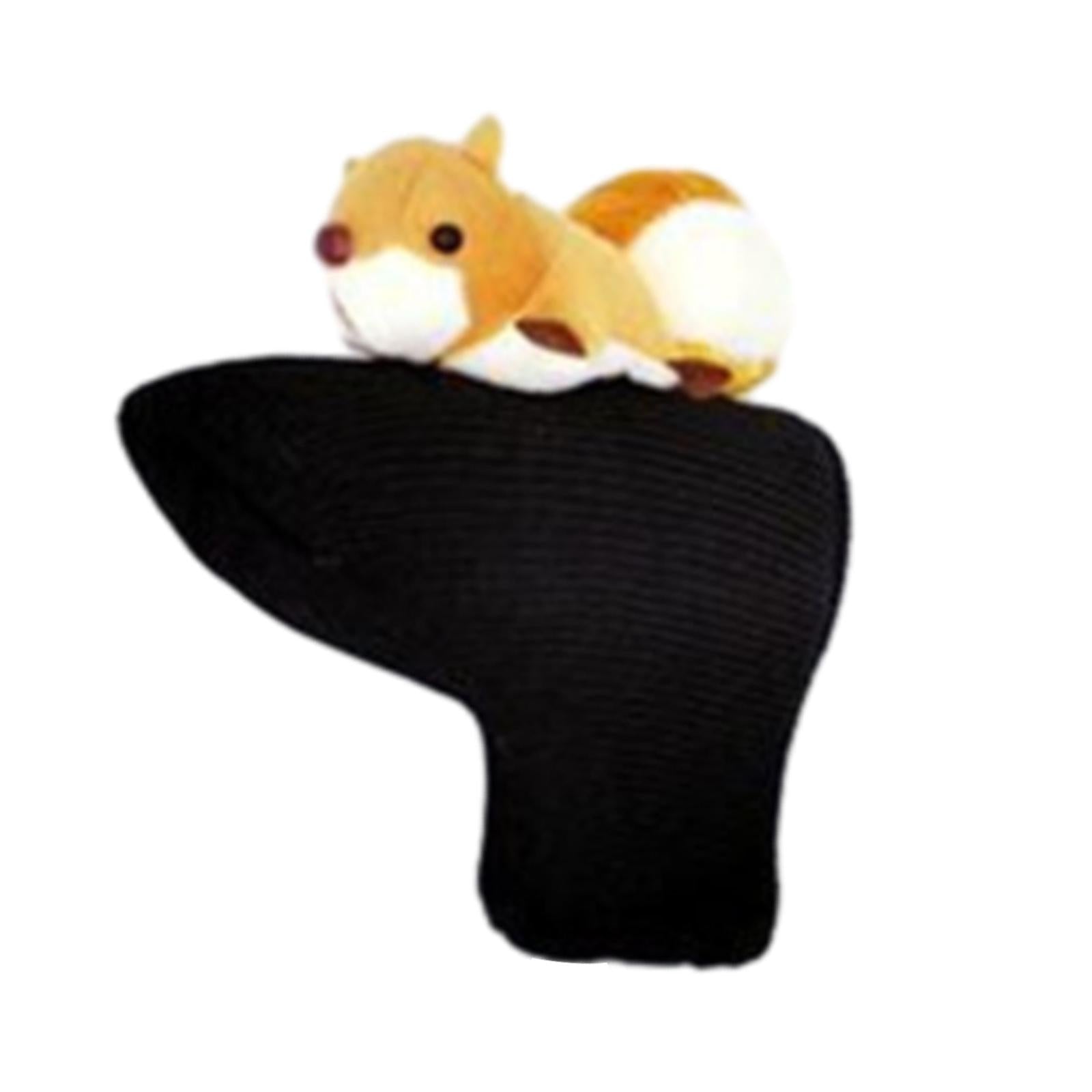 Knitted Golf Club Head Covers Golf Wood Head Cover for Adults Outdoor Sports squirrel