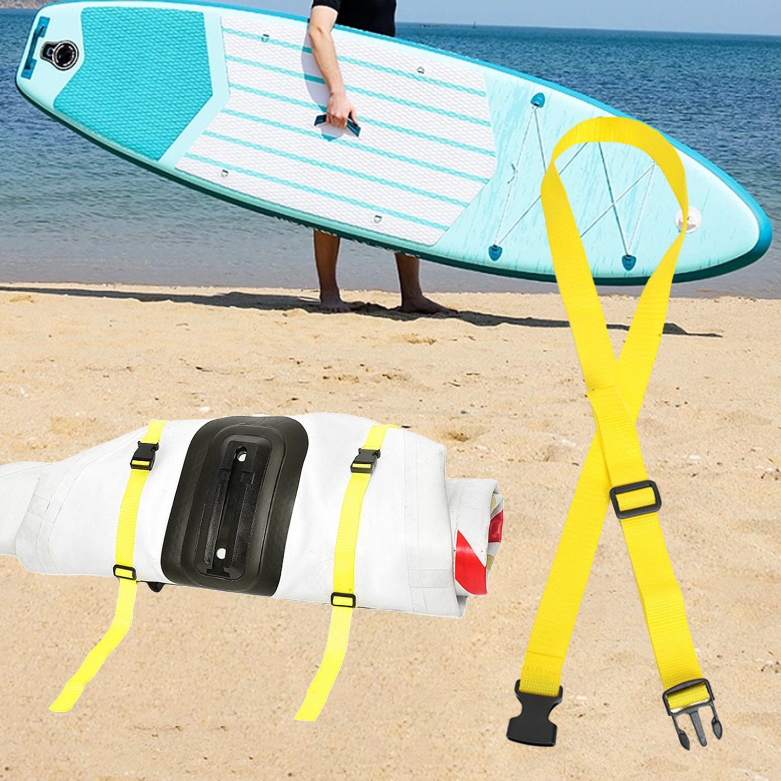 Surfboard Binding Rope Paddle Board Accessories for Long Time Carrying Kayak Yellow