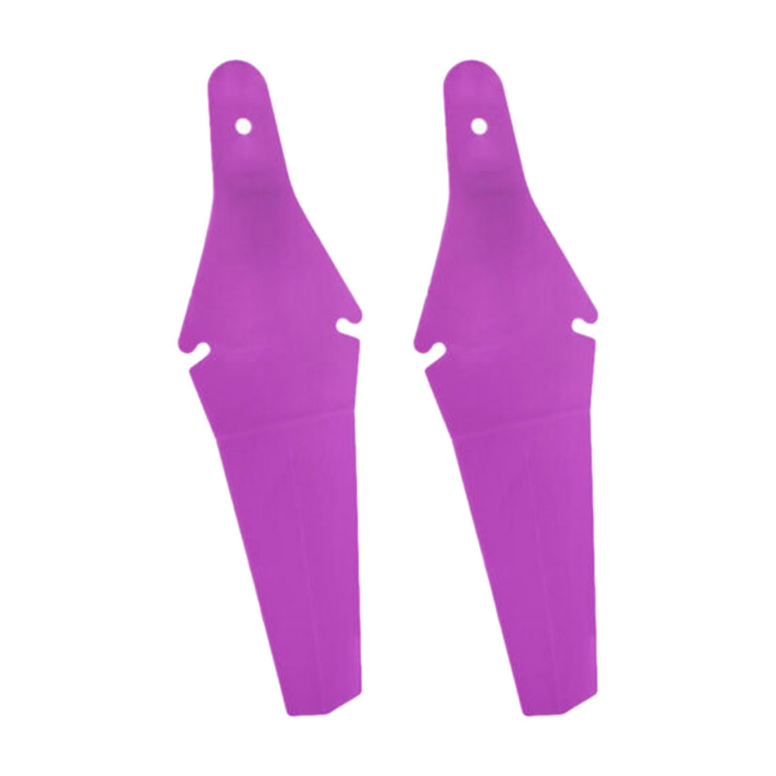 2x2x Bicycle Mudguard Easy to Install Riding Replacement Part Biking Saver Purple