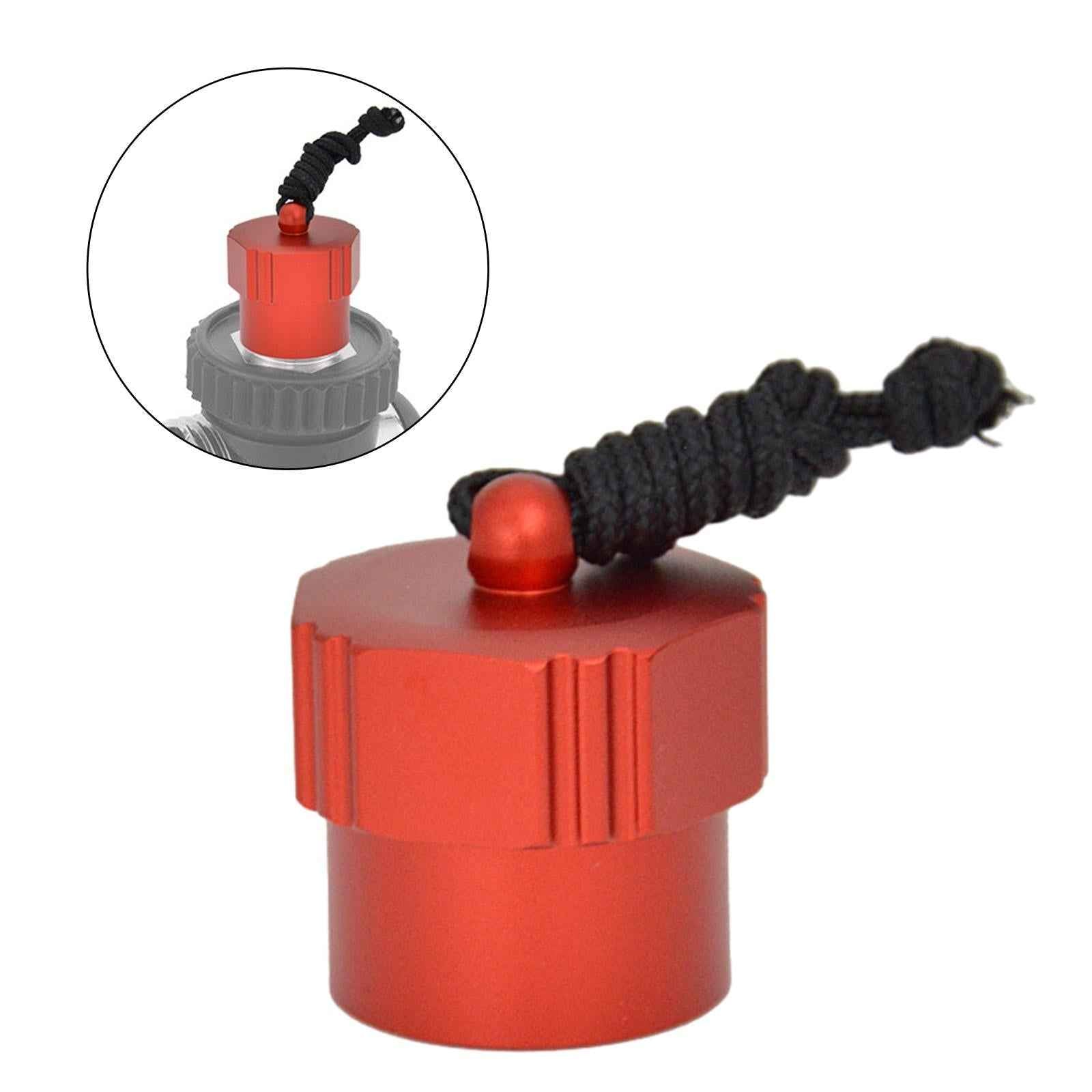 Scuba Diving Dust Cap Dust Plug for Din Tank Valve Din First Stage Regulator Internal Thread Red