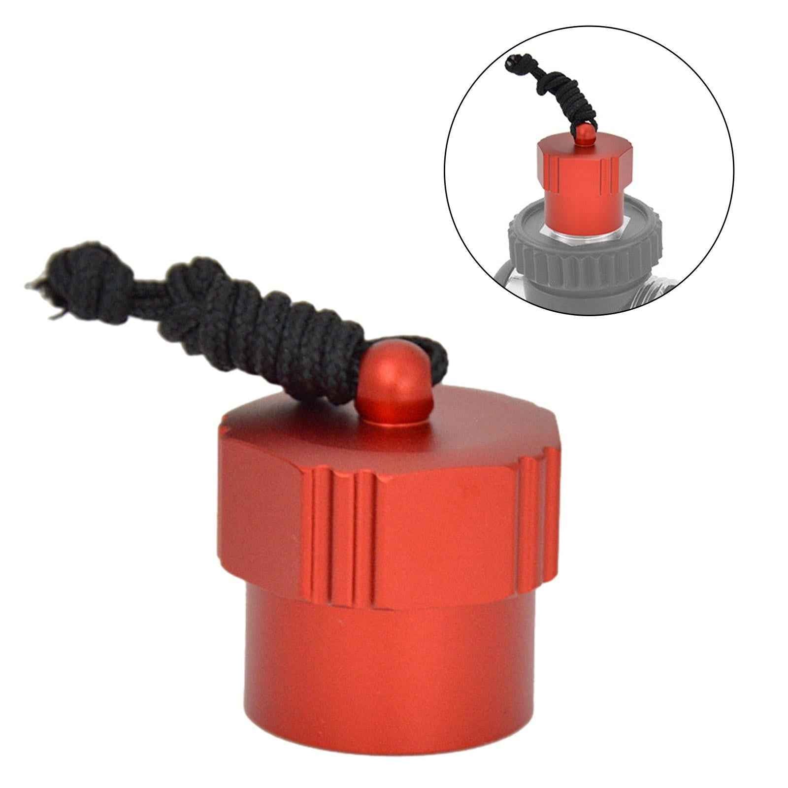 Scuba Diving Dust Cap Dust Plug for Din Tank Valve Din First Stage Regulator Internal Thread Red