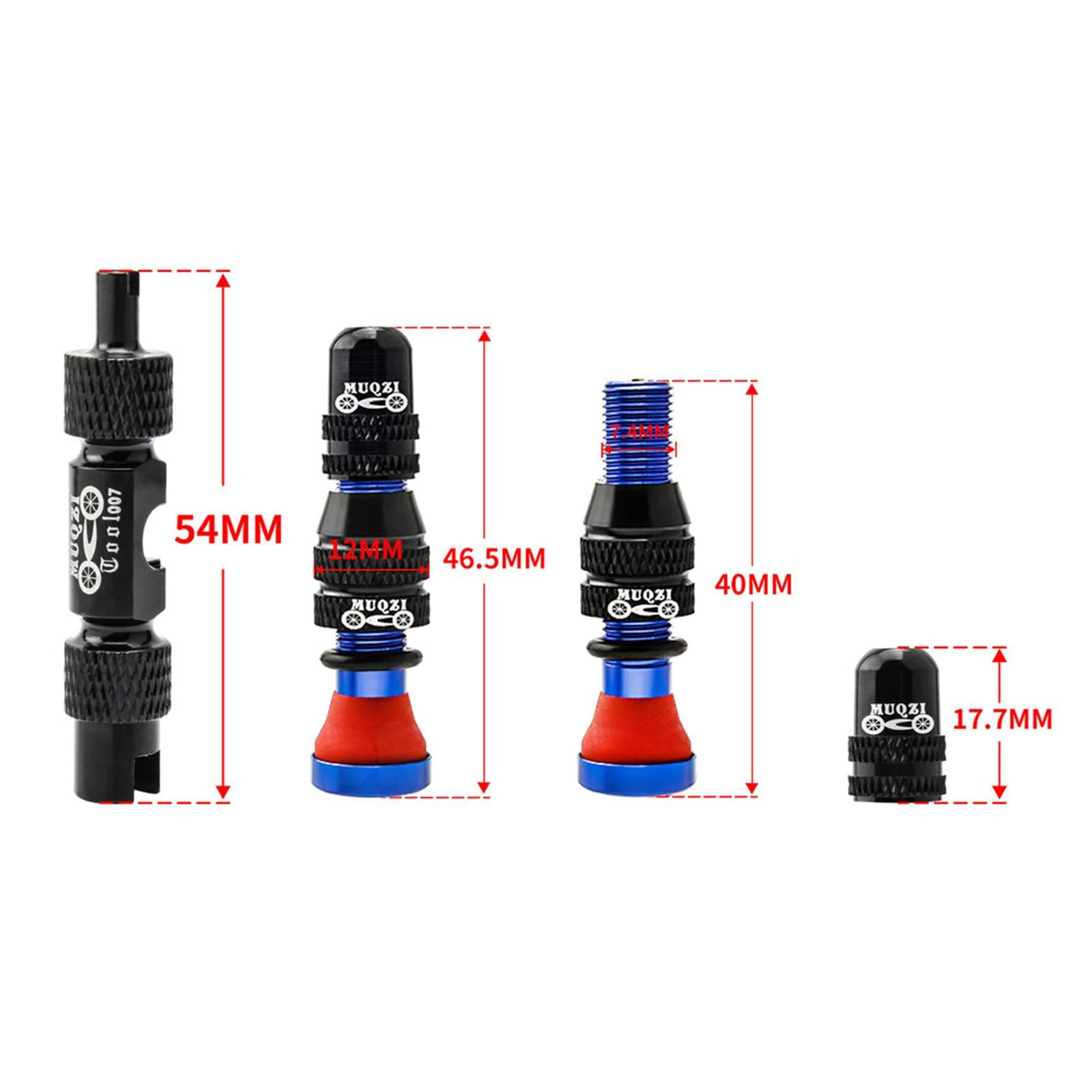 Bike Valve Removal Tool Aluminum Alloy Dust Caps Wheel Valve 21mm blue