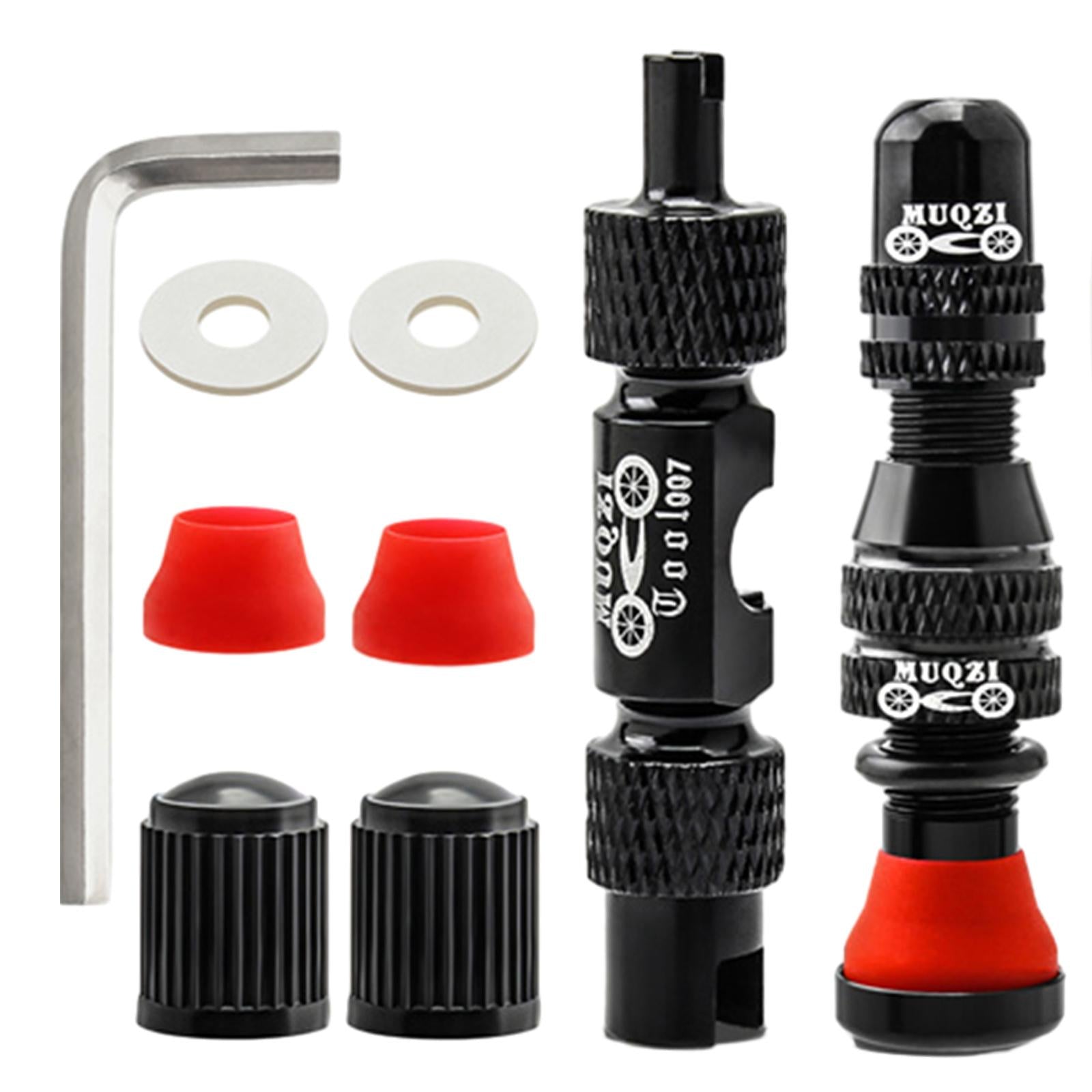 Bike Valve Removal Tool Aluminum Alloy Dust Caps Wheel Valve 23mm black