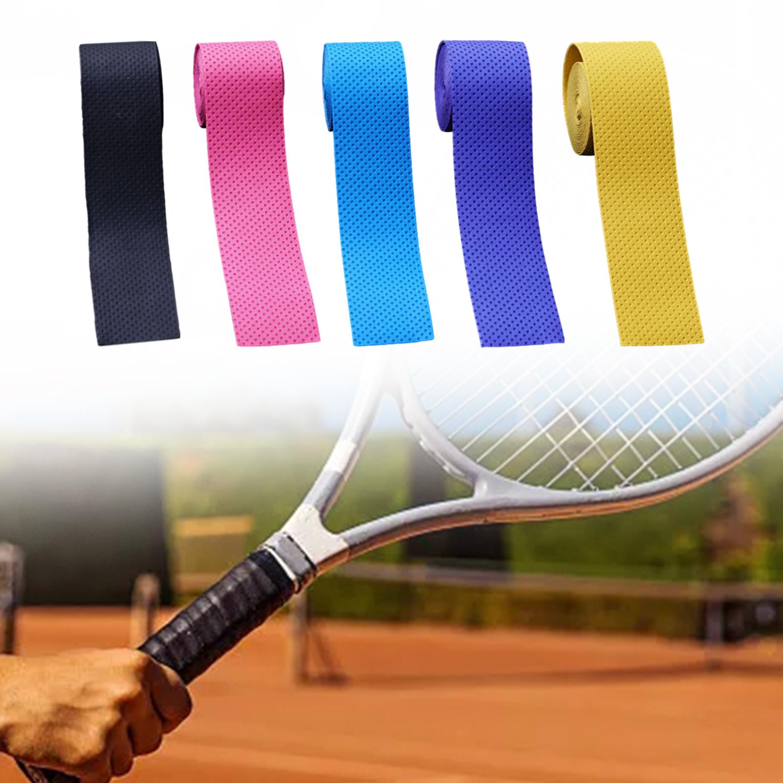 4xTennis Badminton Racket Grip Tape Table Tennis AntiSlip Grip Handle Tape Black