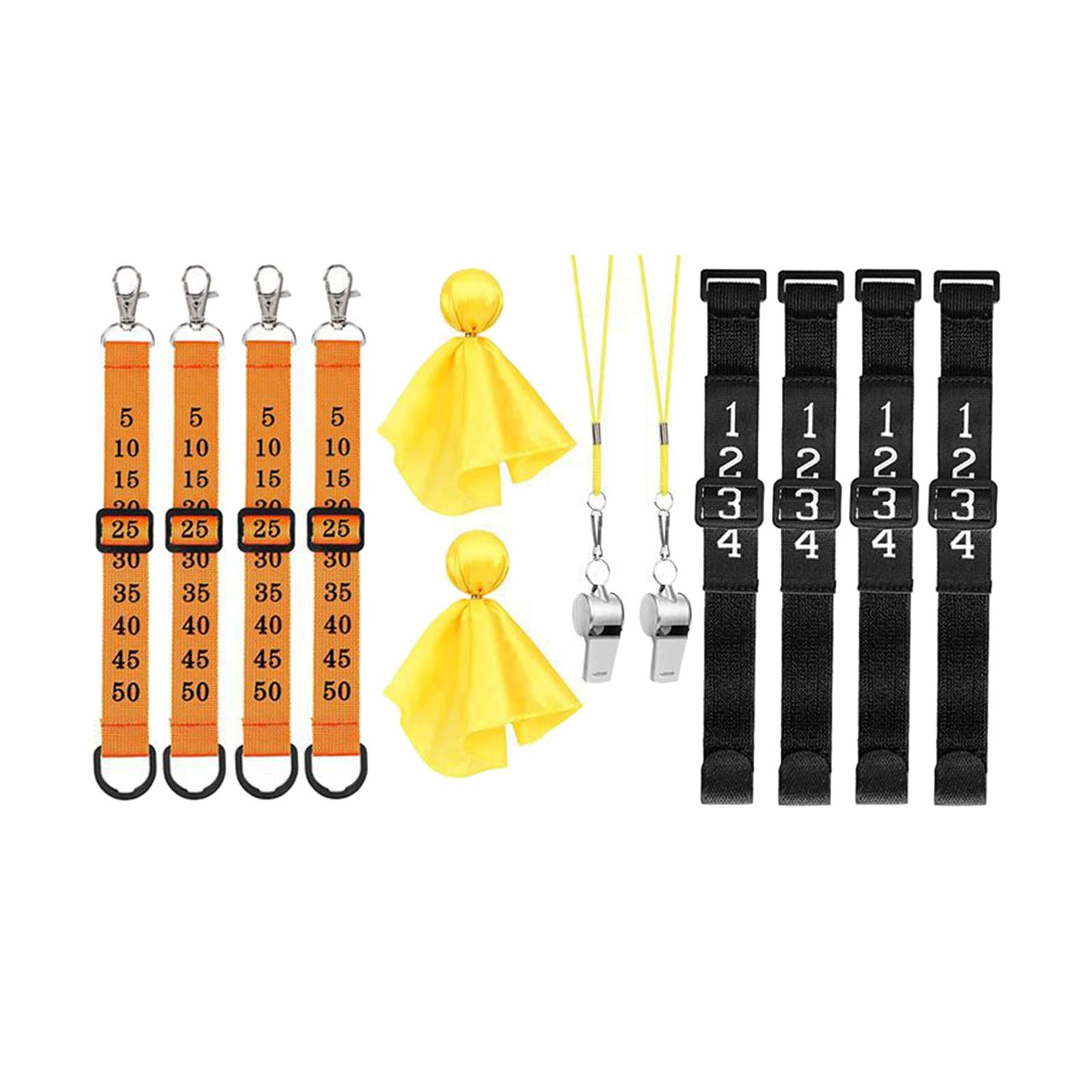 Football Official Down Indicator Numbered Nylon Football Referee Chain Clips