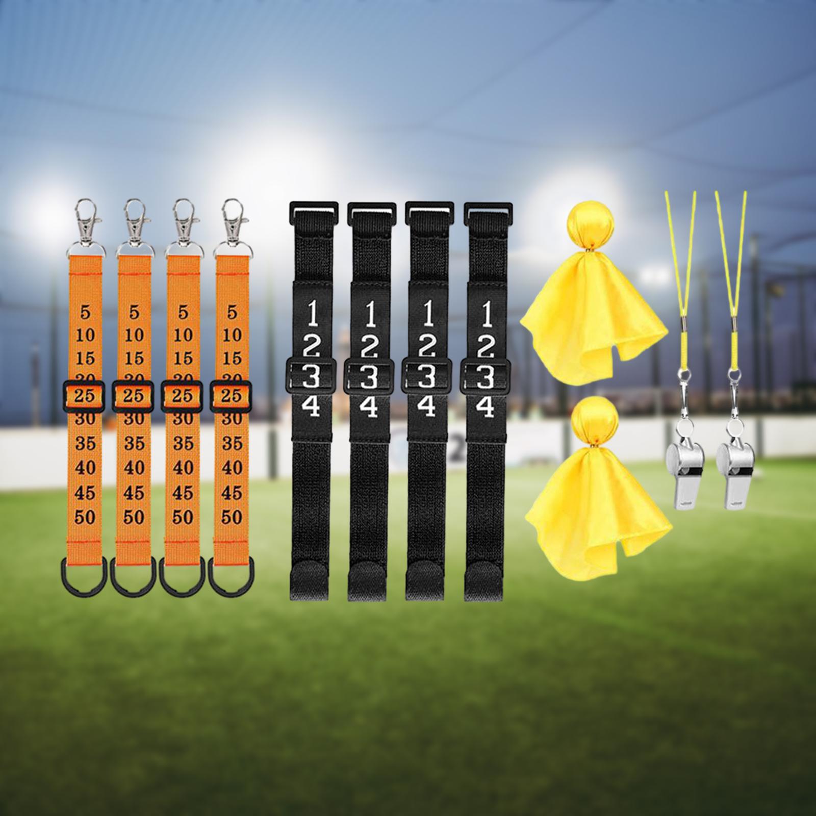 Football Official Down Indicator Numbered Nylon Football Referee Chain Clips
