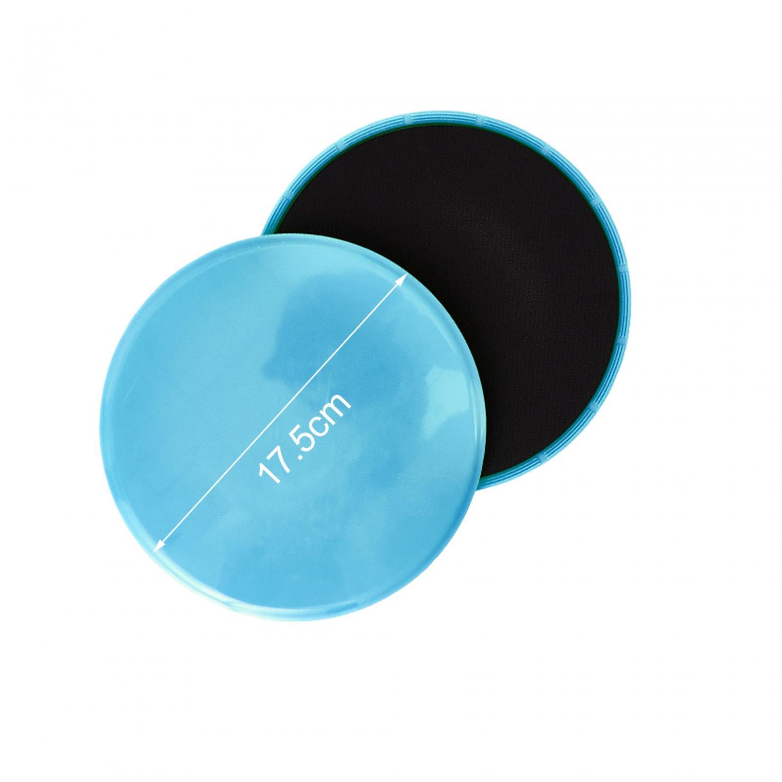 8 Shape Resistance Band and Core Sliders Durable Stretch Resistance Training Blue