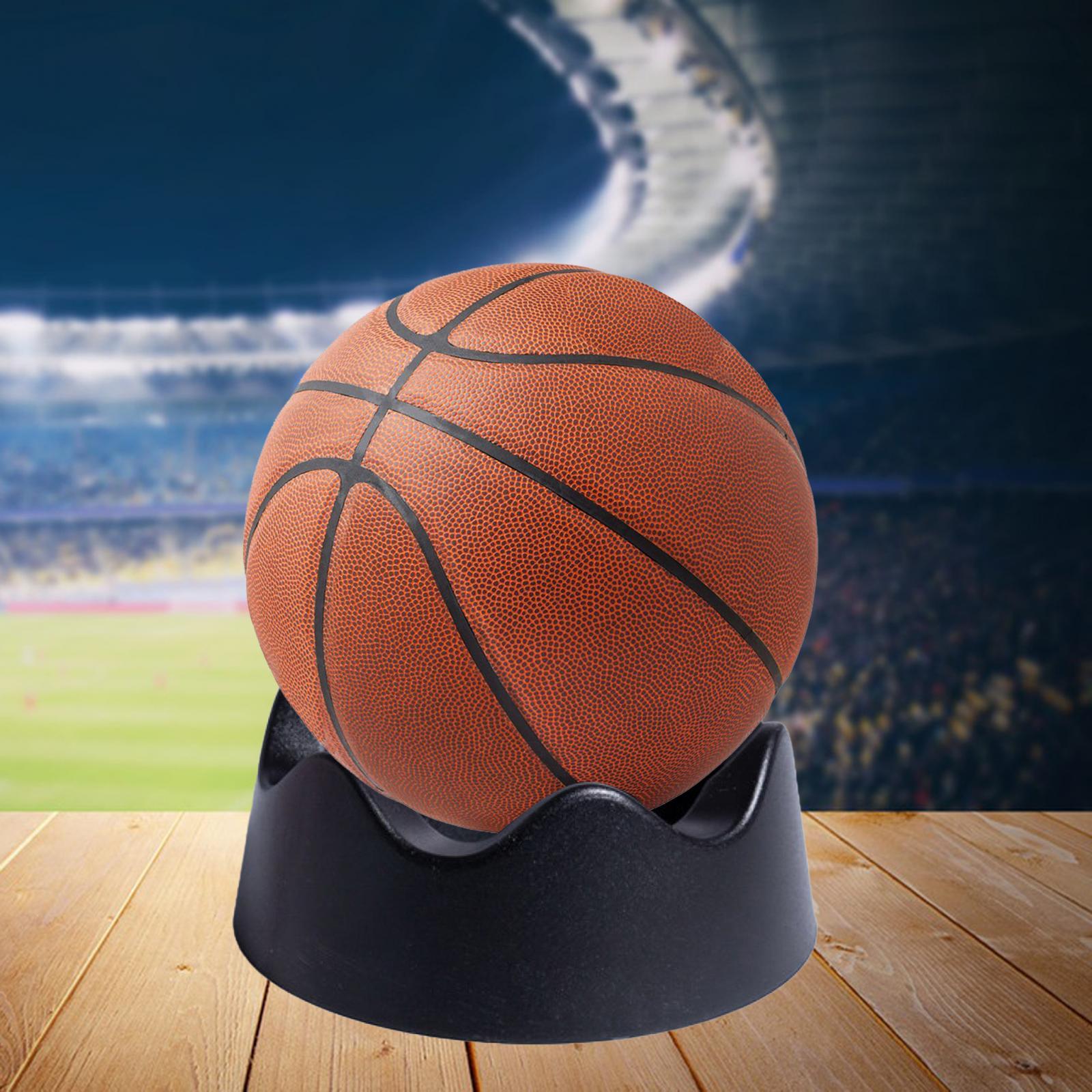 Ball Stand Stable Durable Soccer Sports Accessories Basketball Display Stand Black