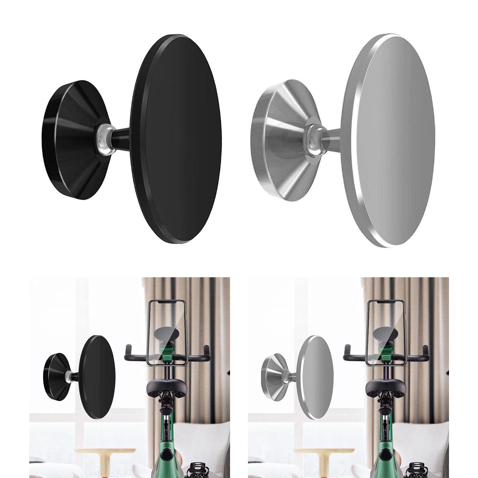 Phone Holder for Car Adjustable Fits All Phones Phone Mount for Fitness Vlog Black