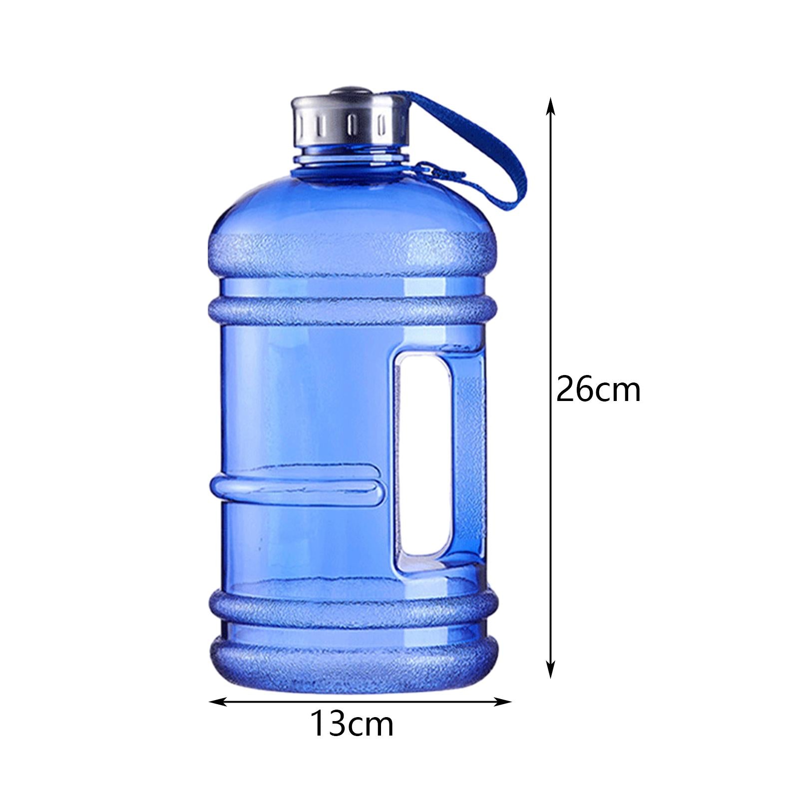 Sports Water Bottle 2200ml Large Capacity for Outdoor Sports Gym Backpacking Blue