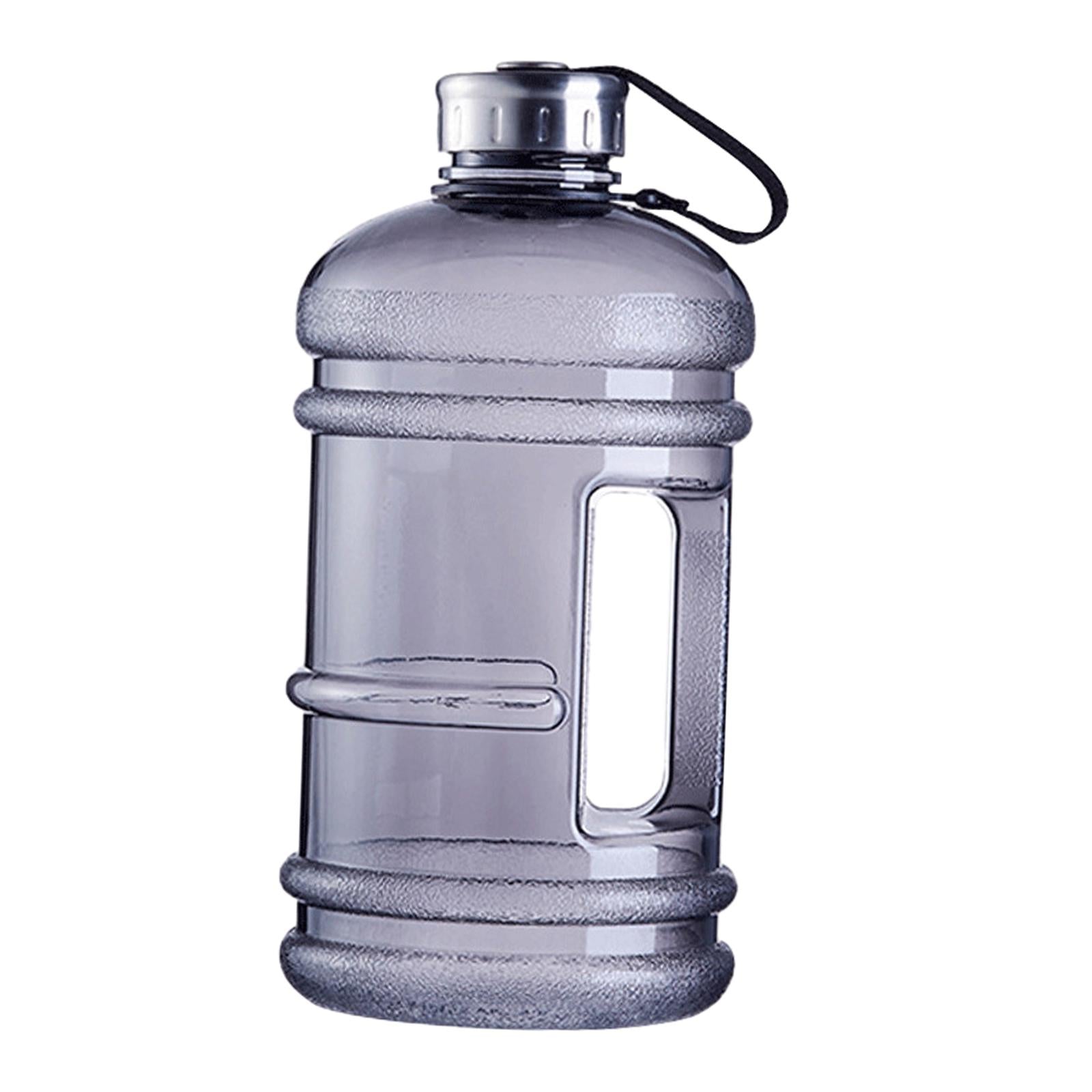 Sports Water Bottle 2200ml Large Capacity for Outdoor Sports Gym Backpacking Black