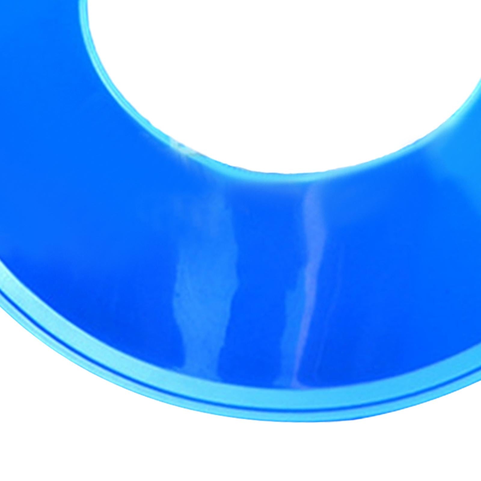 10 Pieces Ball Stand Soccer Durable Football Holder Diameter 8inch Show Rack Blue