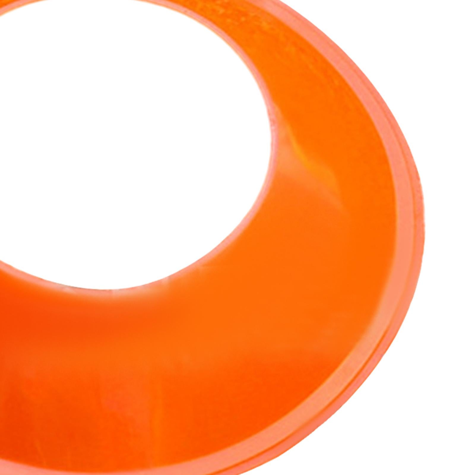 10 Pieces Ball Stand Soccer Durable Football Holder Diameter 8inch Show Rack Orange