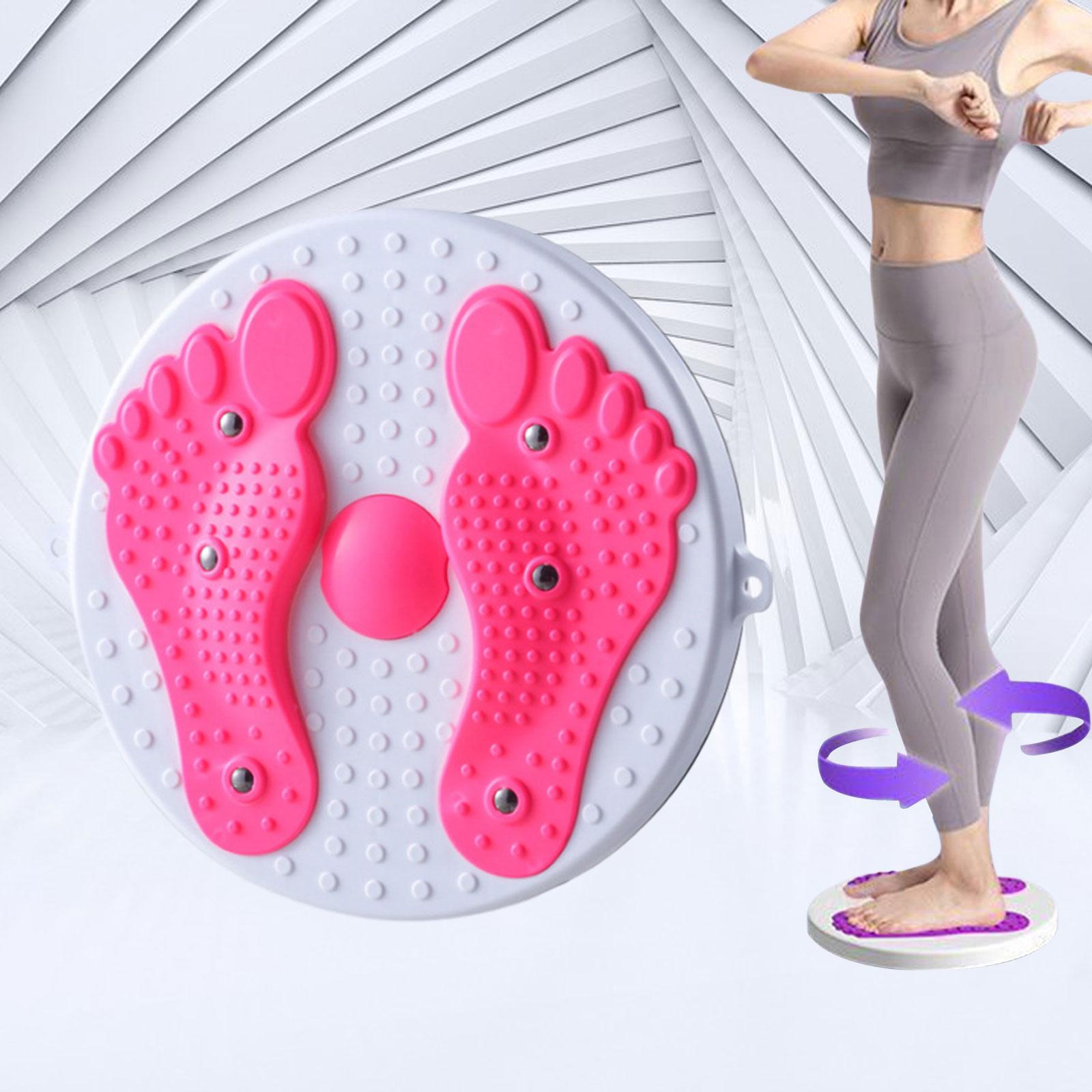 Waist Twisting Disc Board Home Gym Use Fitness Workout Core Ab Twister Board Pink No Rope