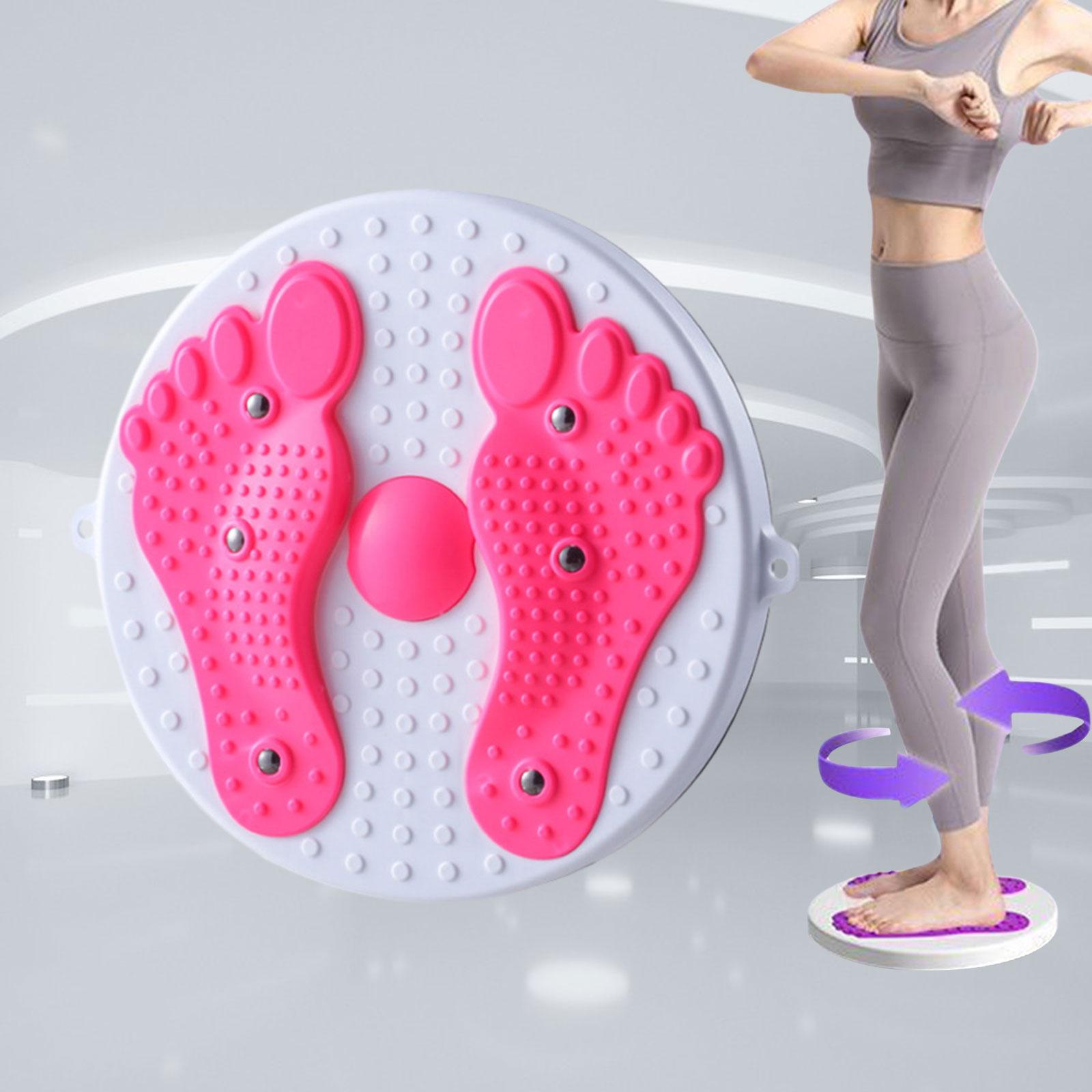 Waist Twisting Disc Board Home Gym Use Fitness Workout Core Ab Twister Board Pink No Rope