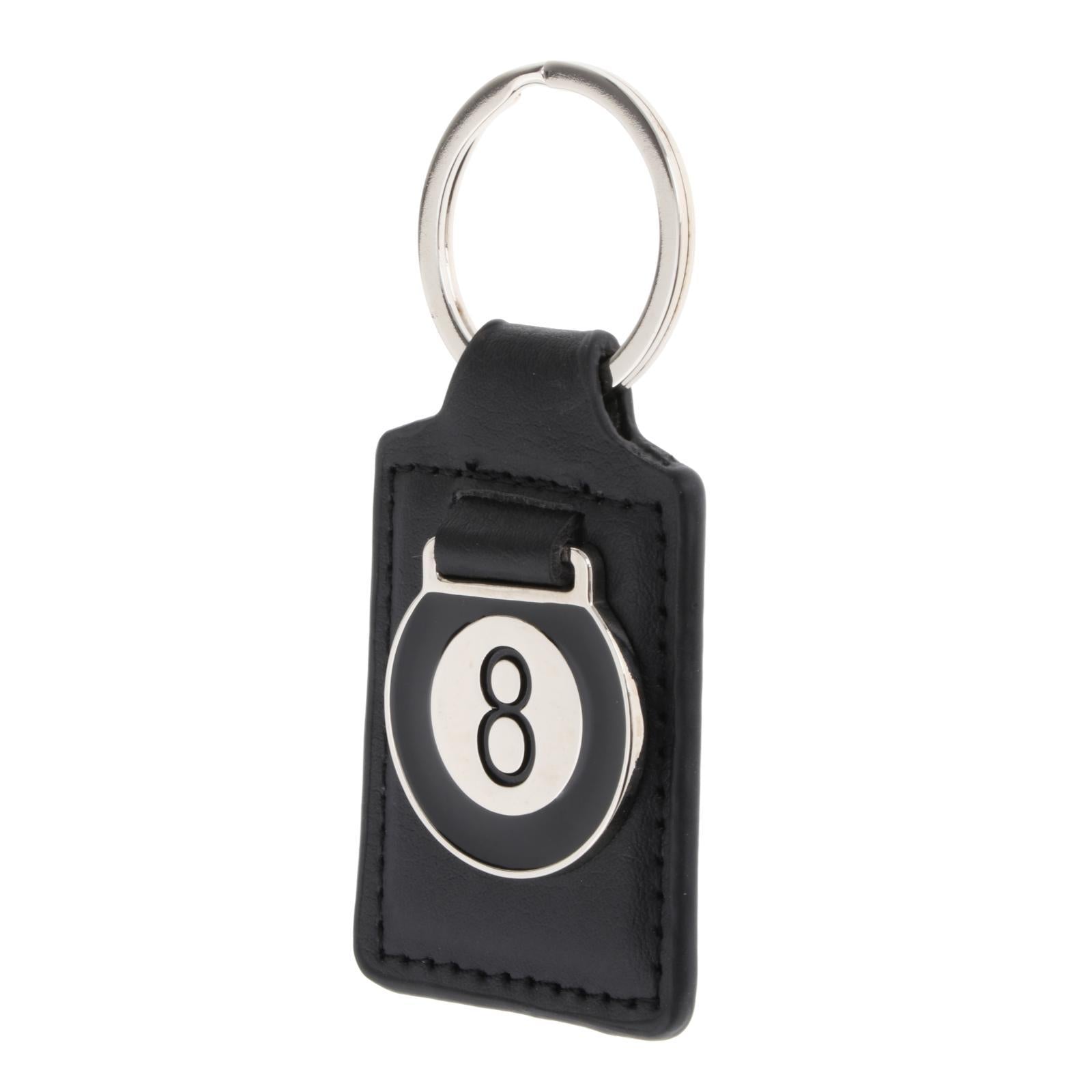 3xBilliard Pool Keychain Table Ball Key Ring for Universal Women Men Funny Gifts