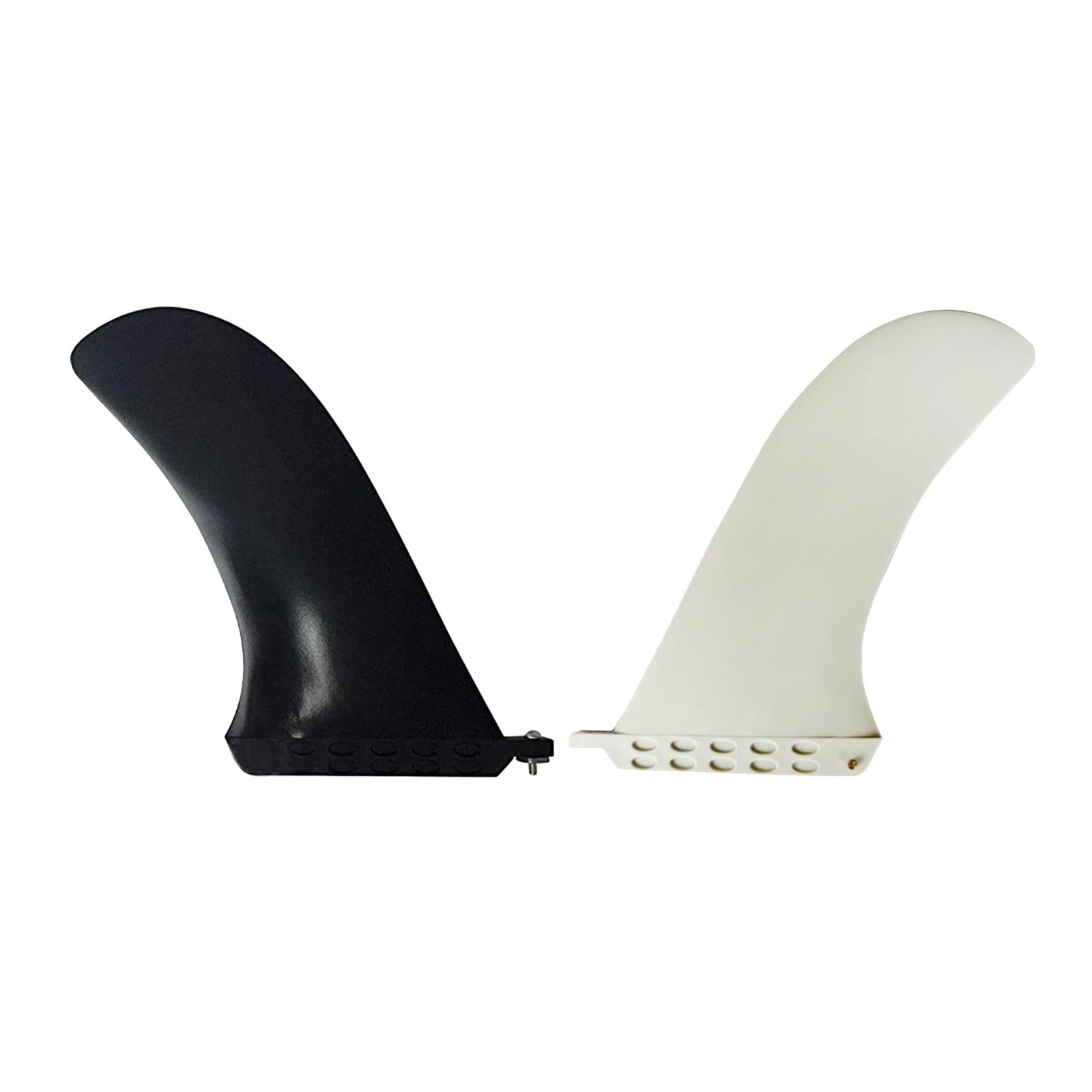 Surfboard Fins Soft Top Single Center Fins Surfing Detachable Surf Fin Black