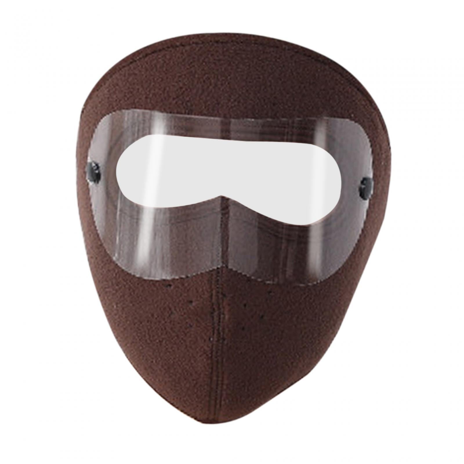 Winter Mask Fleece Breathable Coldproof Face Mask for Skiing Outdoor Cycling Coffee