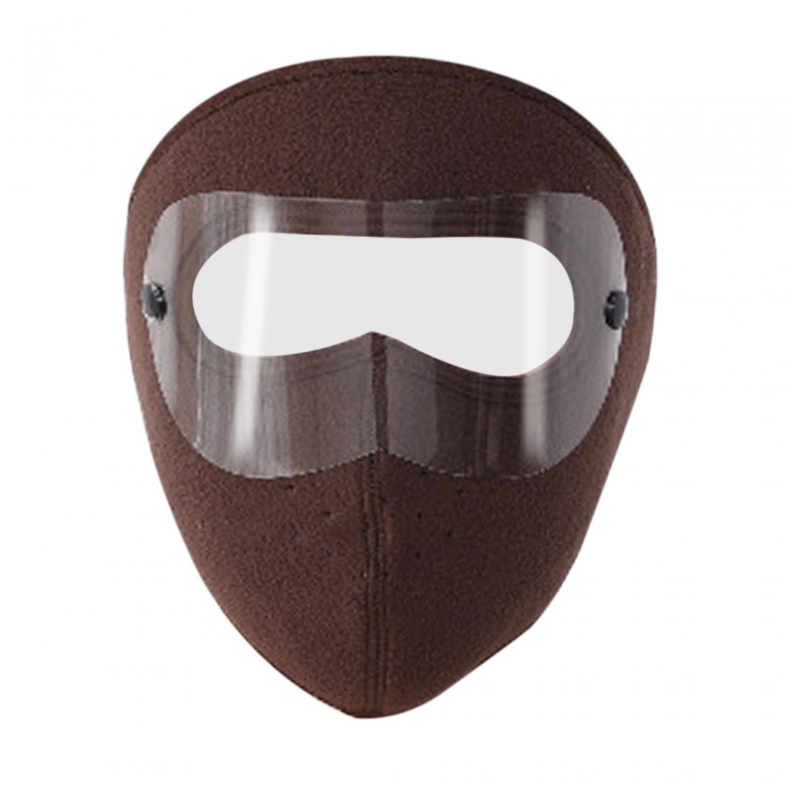 Winter Mask Fleece Breathable Coldproof Face Mask for Skiing Outdoor Cycling Coffee