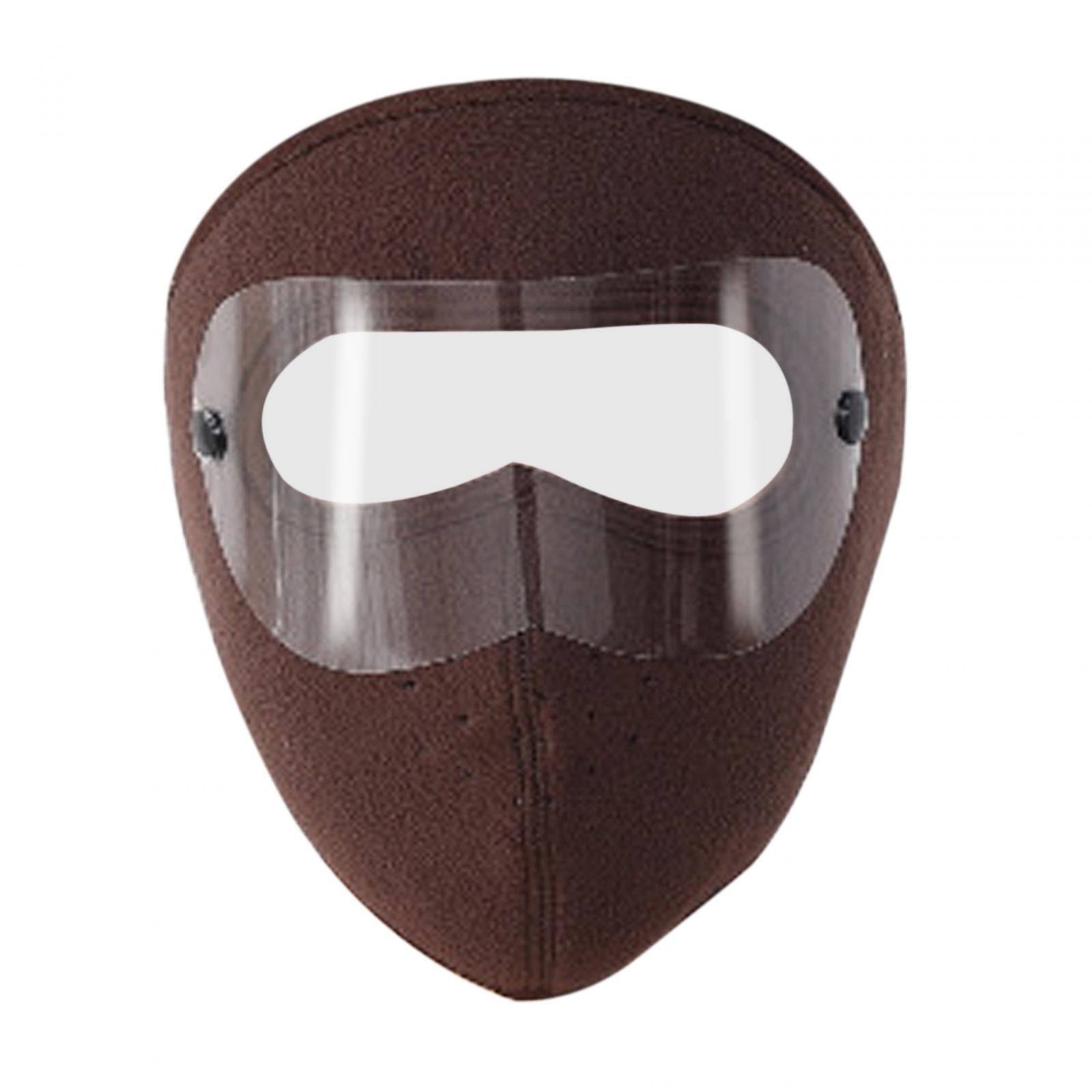 Winter Mask Fleece Breathable Coldproof Face Mask for Skiing Outdoor Cycling Coffee