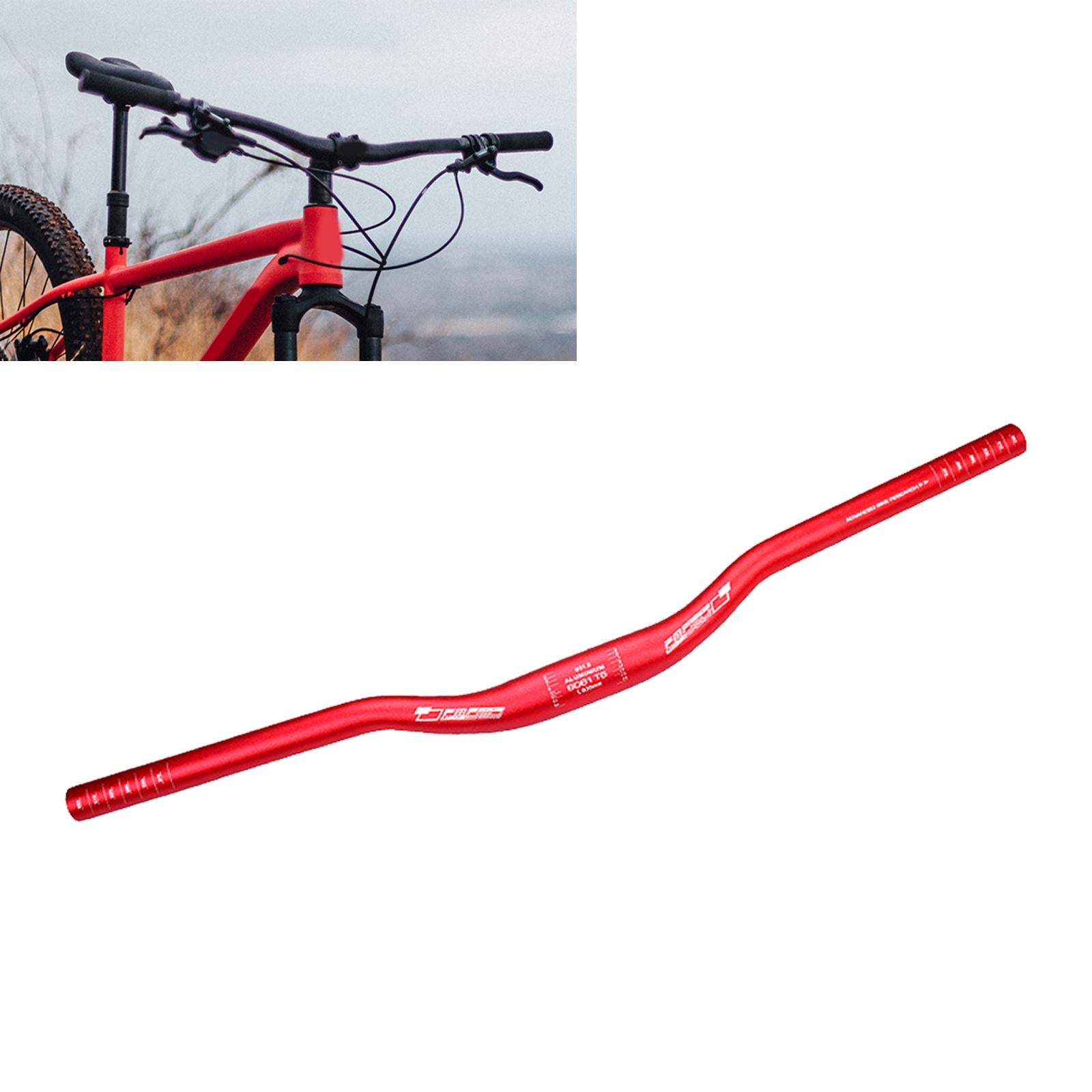 Mountain Bike Handlebar 31.8mm Clamp Bicycle Handlebar for Biking Road Bikes Red