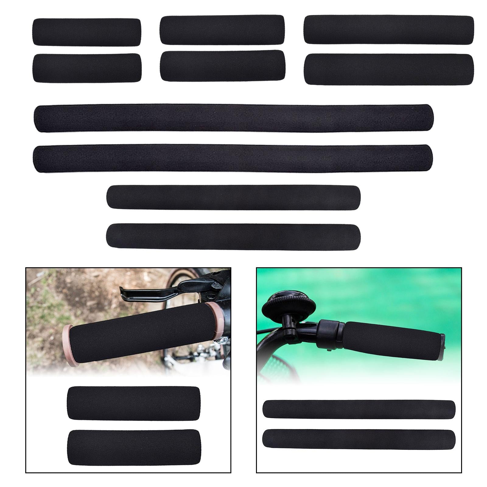 3xBike Handle Grips Durable Foam Cycling Accessories Bike Handlebar Hand Grips 130mm