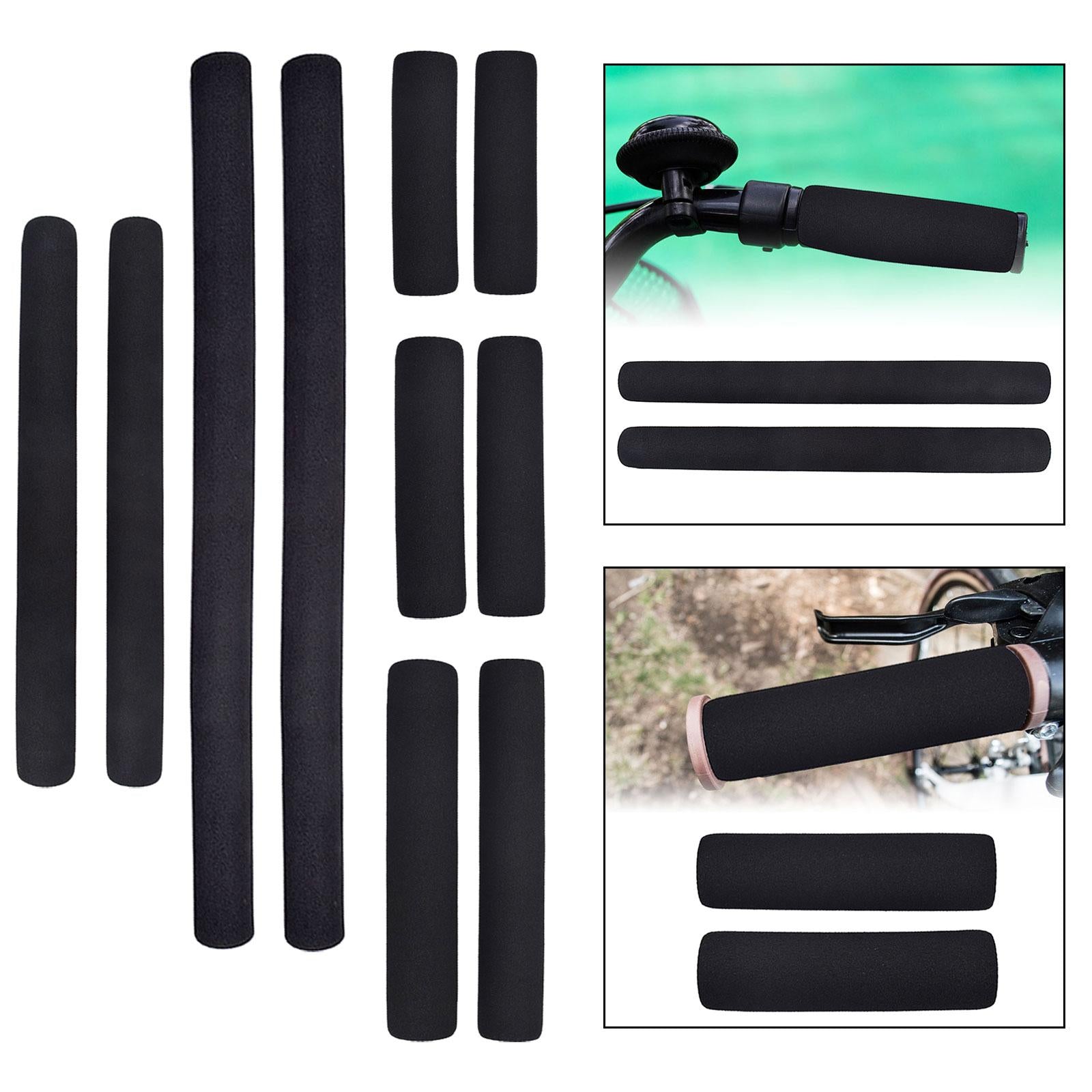3xBike Handle Grips Durable Foam Cycling Accessories Bike Handlebar Hand Grips 130mm
