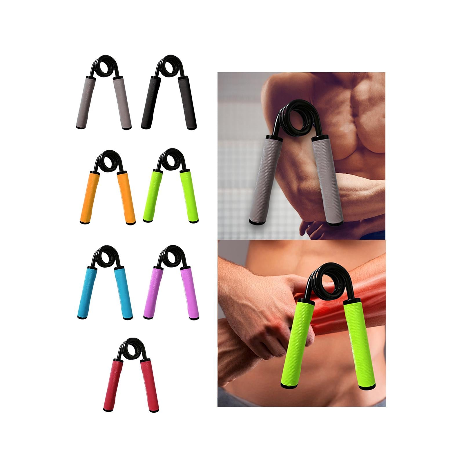 Finger Exerciser Grip Strength Trainer for Seniors Adults Athletes Grey 50LB