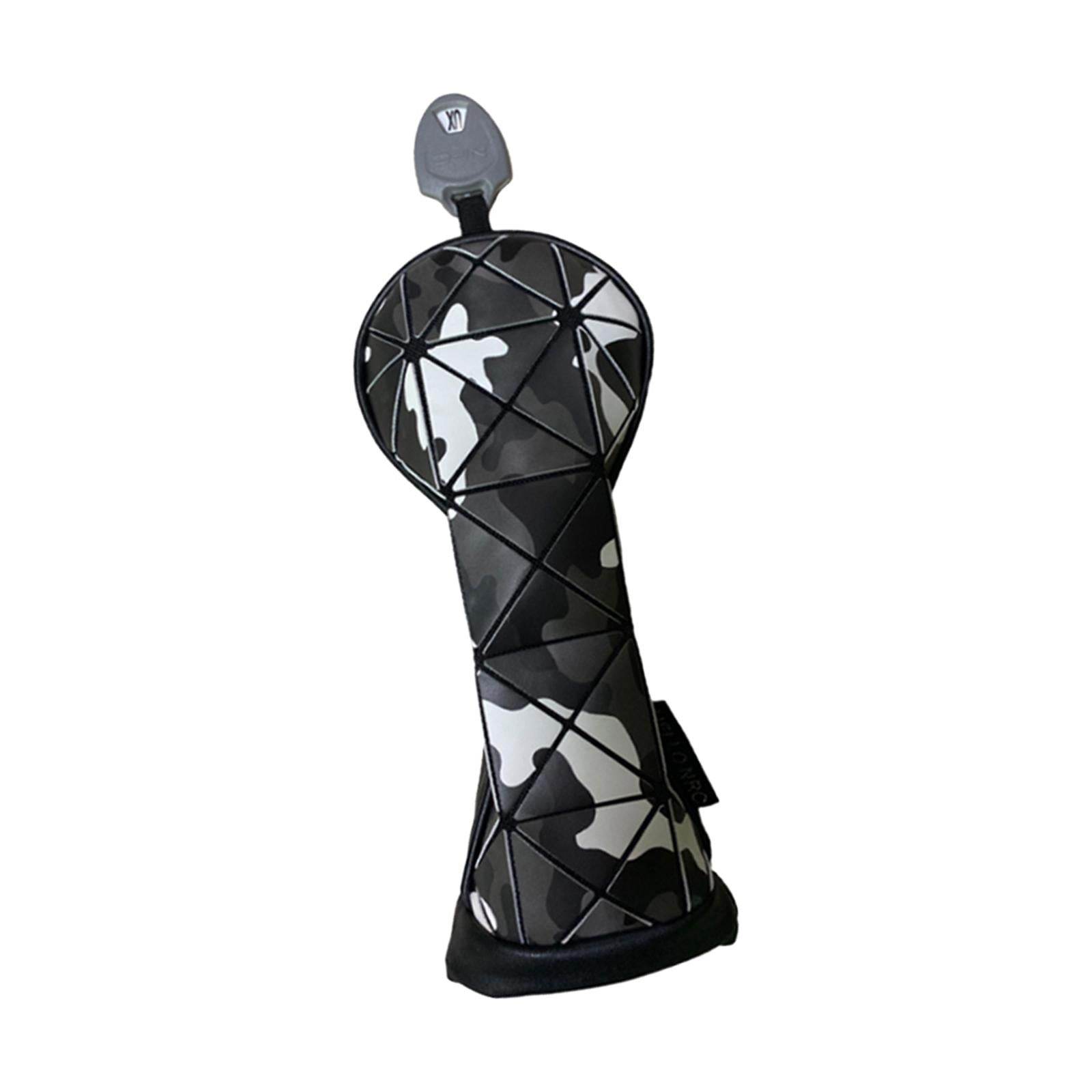 Golf Club Head Covers Wear Resistant Golf Wood Headcover Golf Club Protectors Black UT