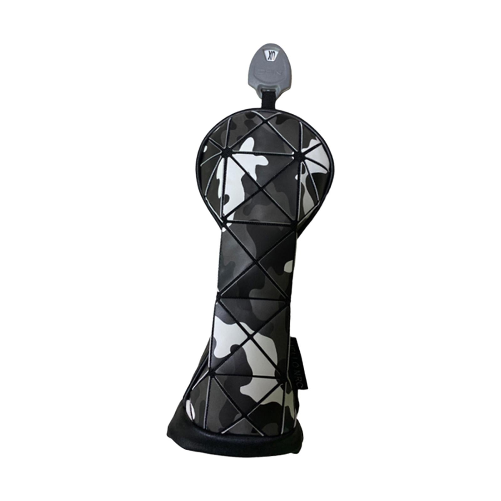 Golf Club Head Covers Wear Resistant Golf Wood Headcover Golf Club Protectors Black UT