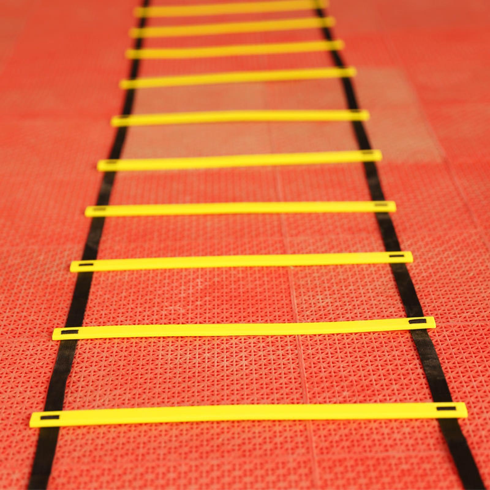 Agility Ladder Coordination Speed Ladder for Rugby Volleyball Outdoor Sports 8m 16 Sections
