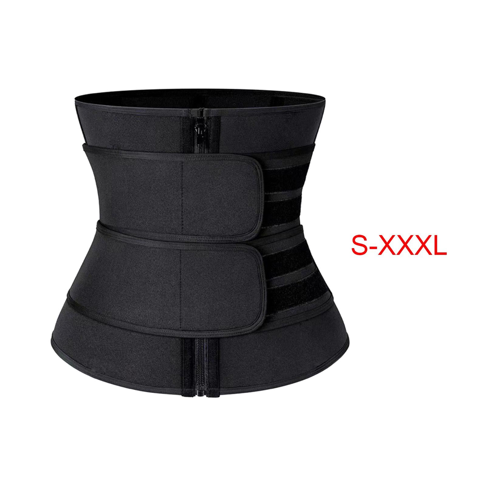 Women Waist Trainer Adjustable Elastic Sports Girdle Comfortable Body Shaper S