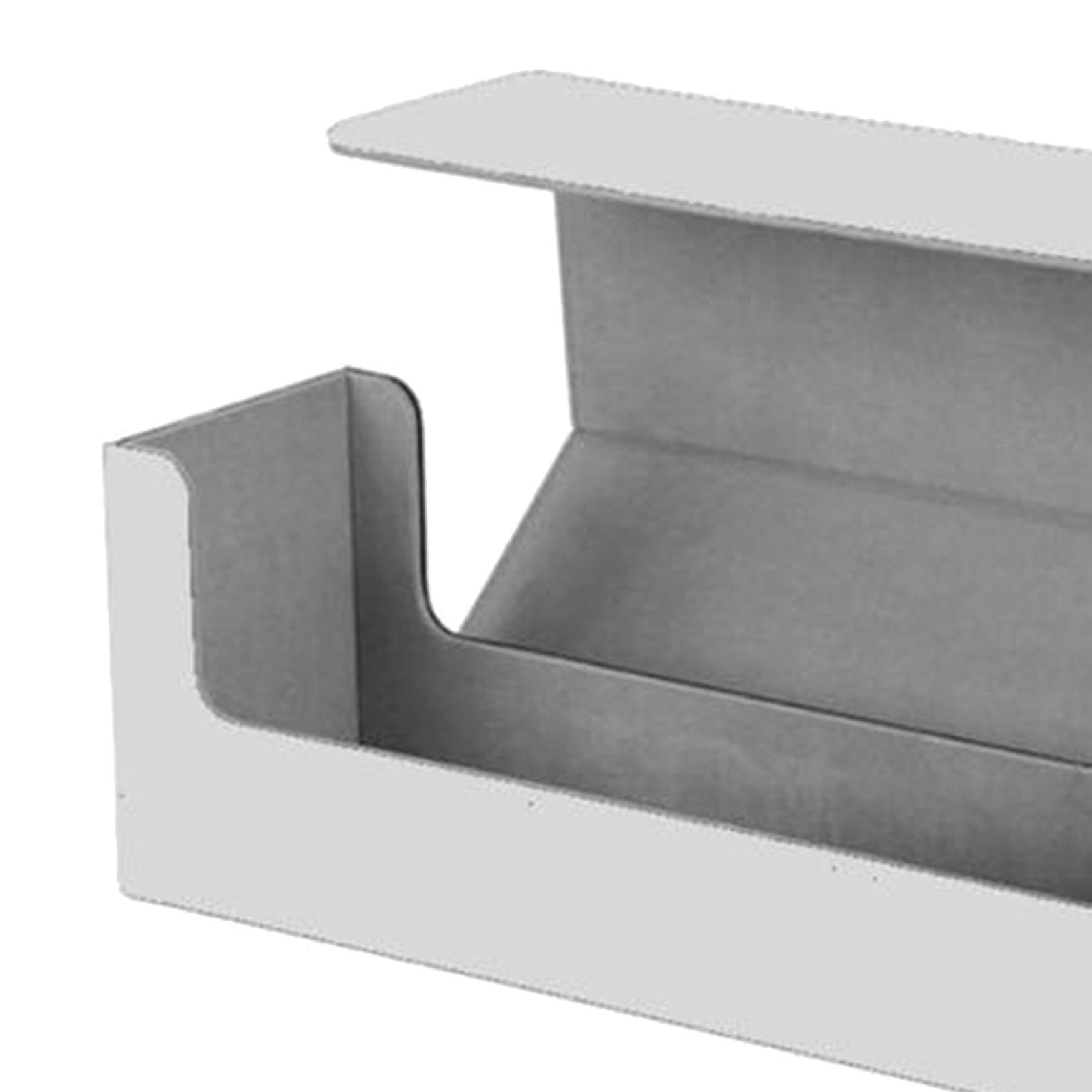 Trading Card Deck Box Storage Container Card Sleeve Dice Card Holder Display White