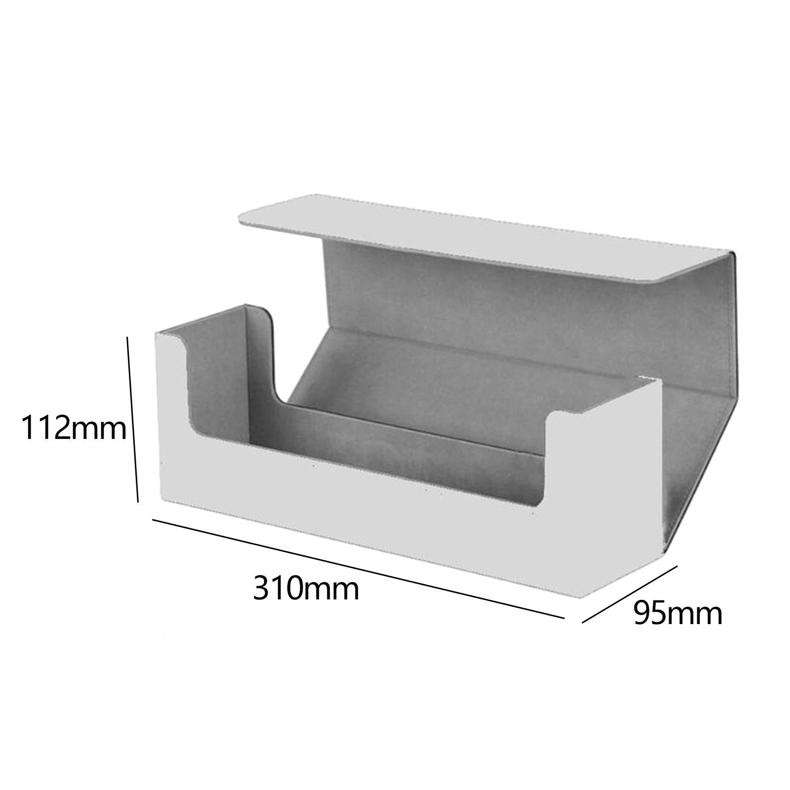 Trading Card Deck Box Storage Container Card Sleeve Dice Card Holder Display White