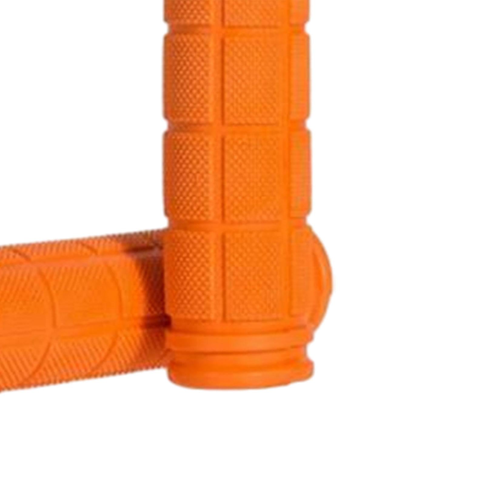 2x Kids Bike Handlebar Grips for Mountain Road Bikes Riding Skateboard Bikes Orange