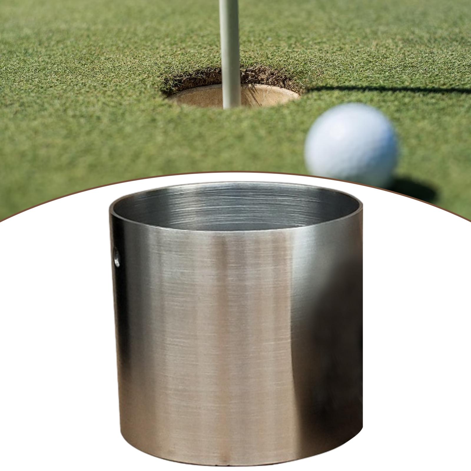 Golf Hole Cup Practical Training Accessory Durable Golf Putting Cup 10cmx10.8cm 27mm