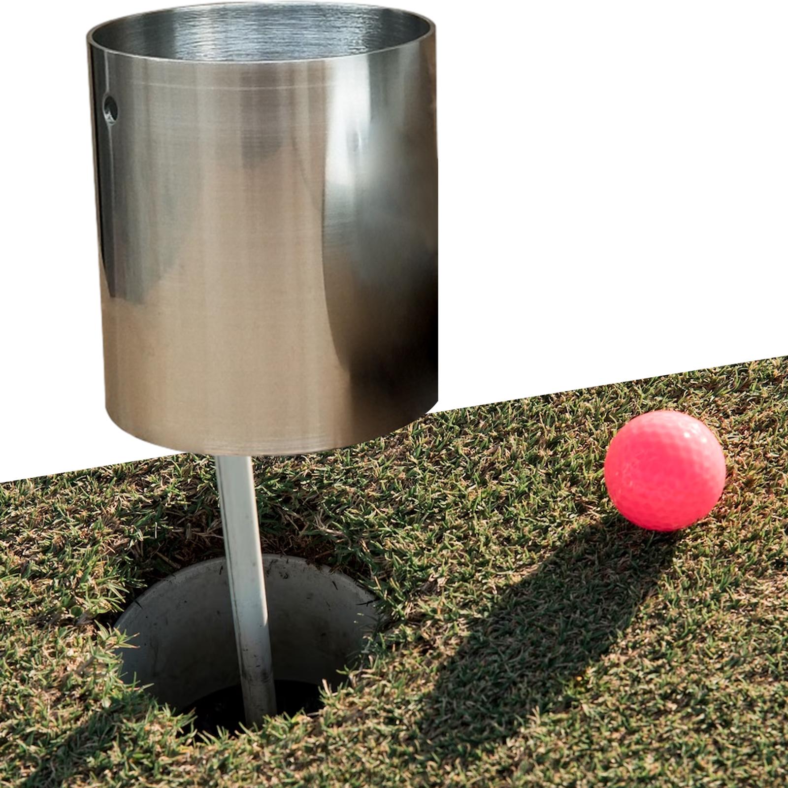 Golf Hole Cup Practical Training Accessory Durable Golf Putting Cup 12cmx10.8cm 27mm