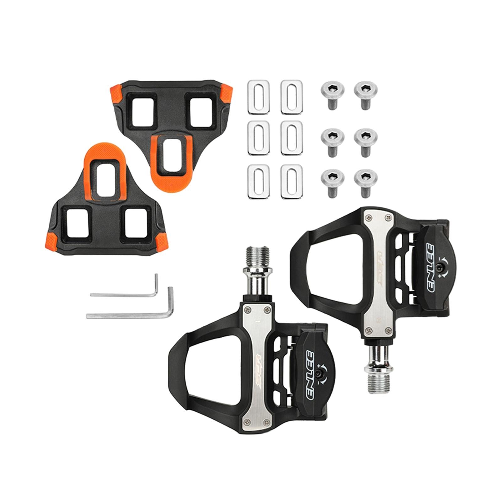 Road Bike Clipless Pedals Biking Riding Durable Replacement Road Bike Pedals