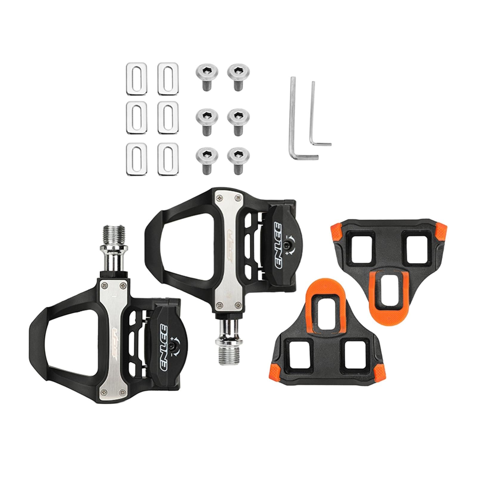 Road Bike Clipless Pedals Biking Riding Durable Replacement Road Bike Pedals