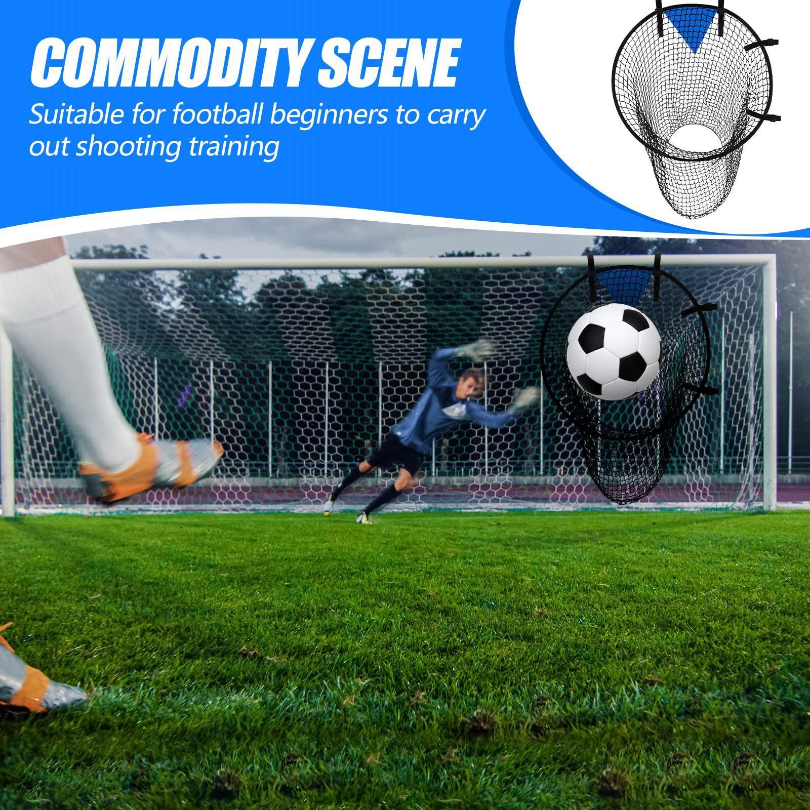 Soccer Top Bins Soccer Goal Target Nets Adjustable Straps Soccer Ball Target