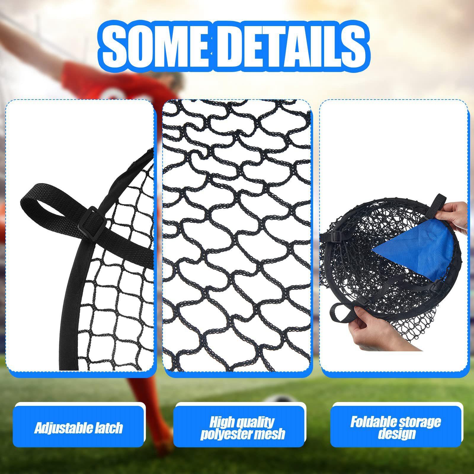 Soccer Top Bins Soccer Goal Target Nets Adjustable Straps Soccer Ball Target
