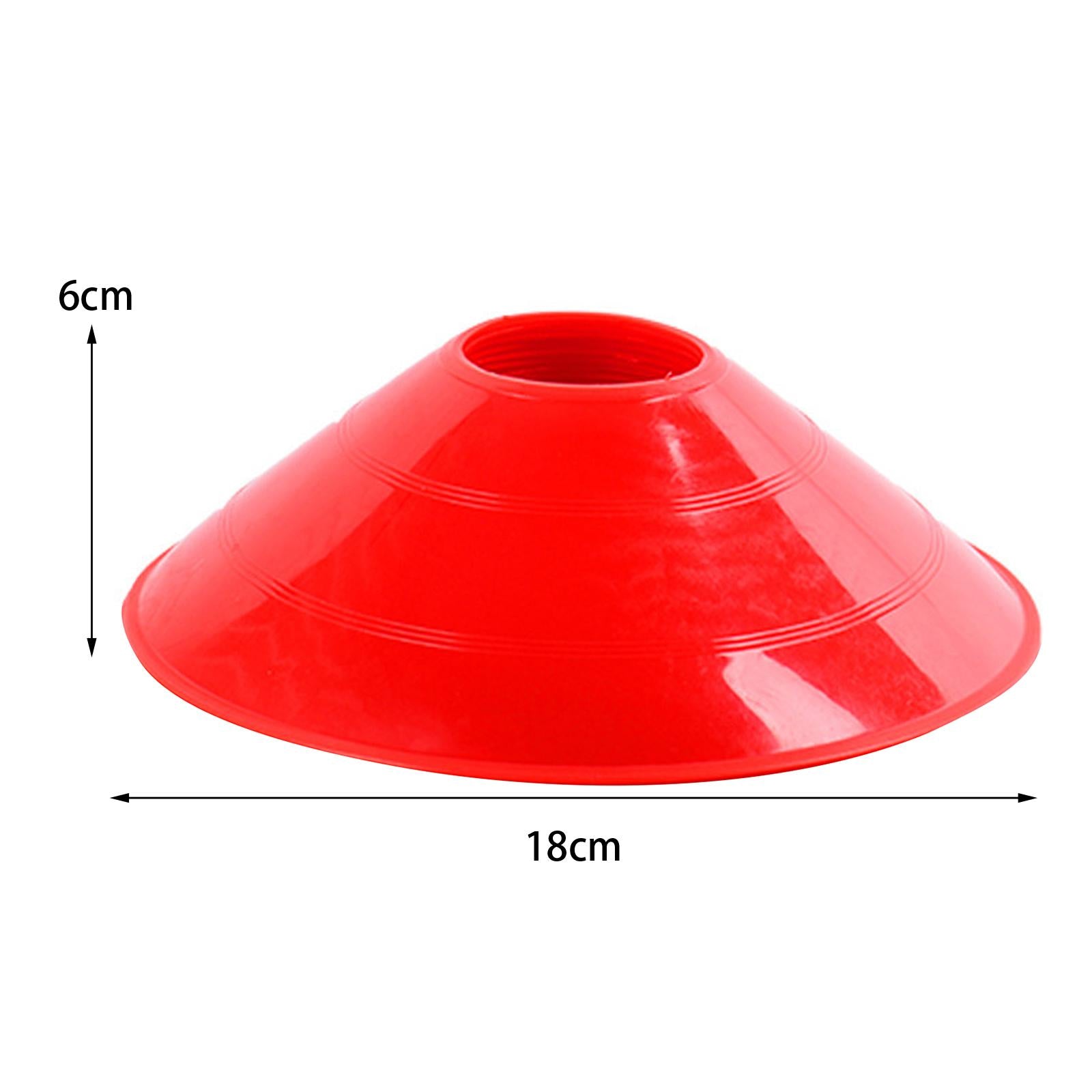 50x Training Cones Speed Agility Training for Sports Exercise Indoor Outdoor PP Shelf