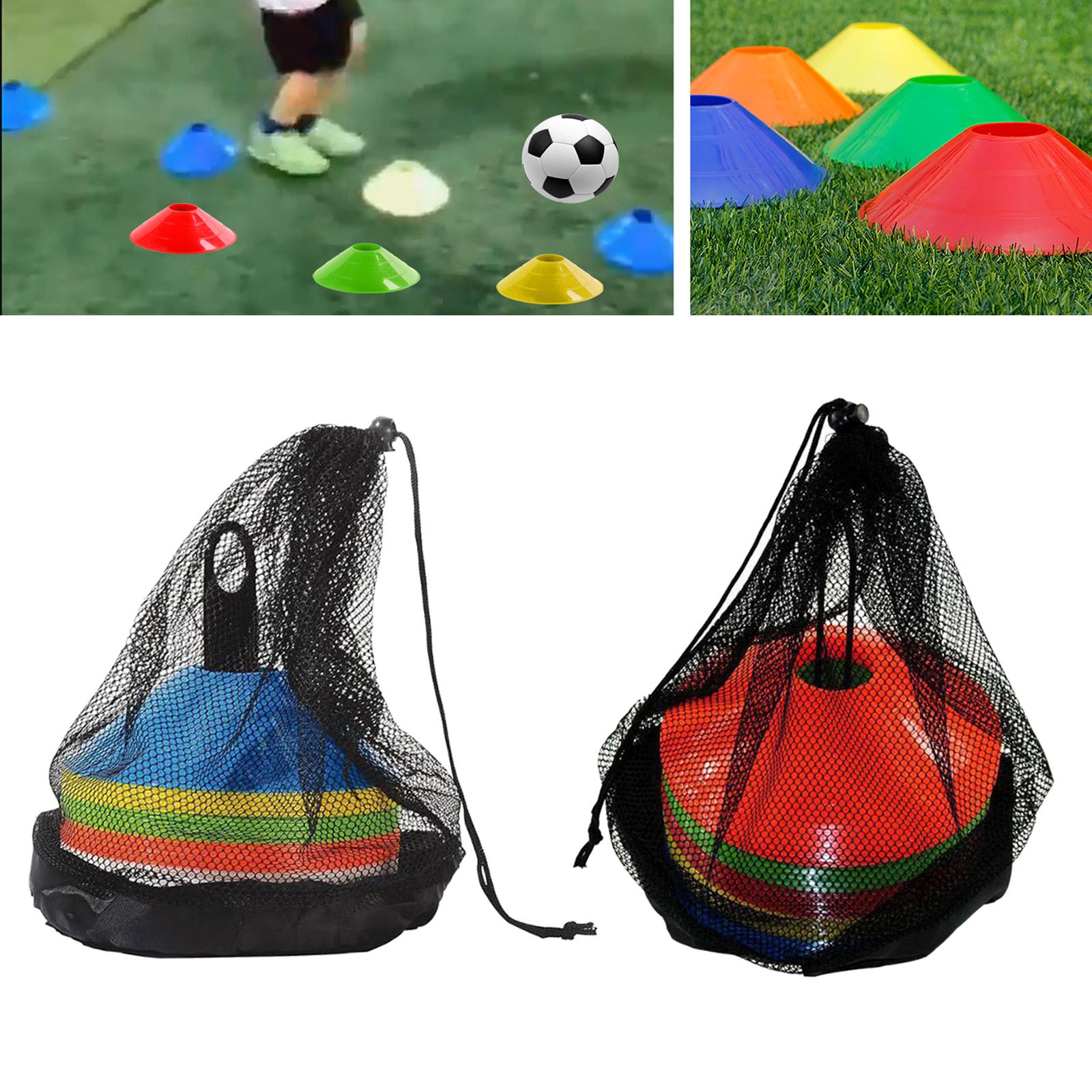 50x Training Cones Speed Agility Training for Sports Exercise Indoor Outdoor PP Shelf