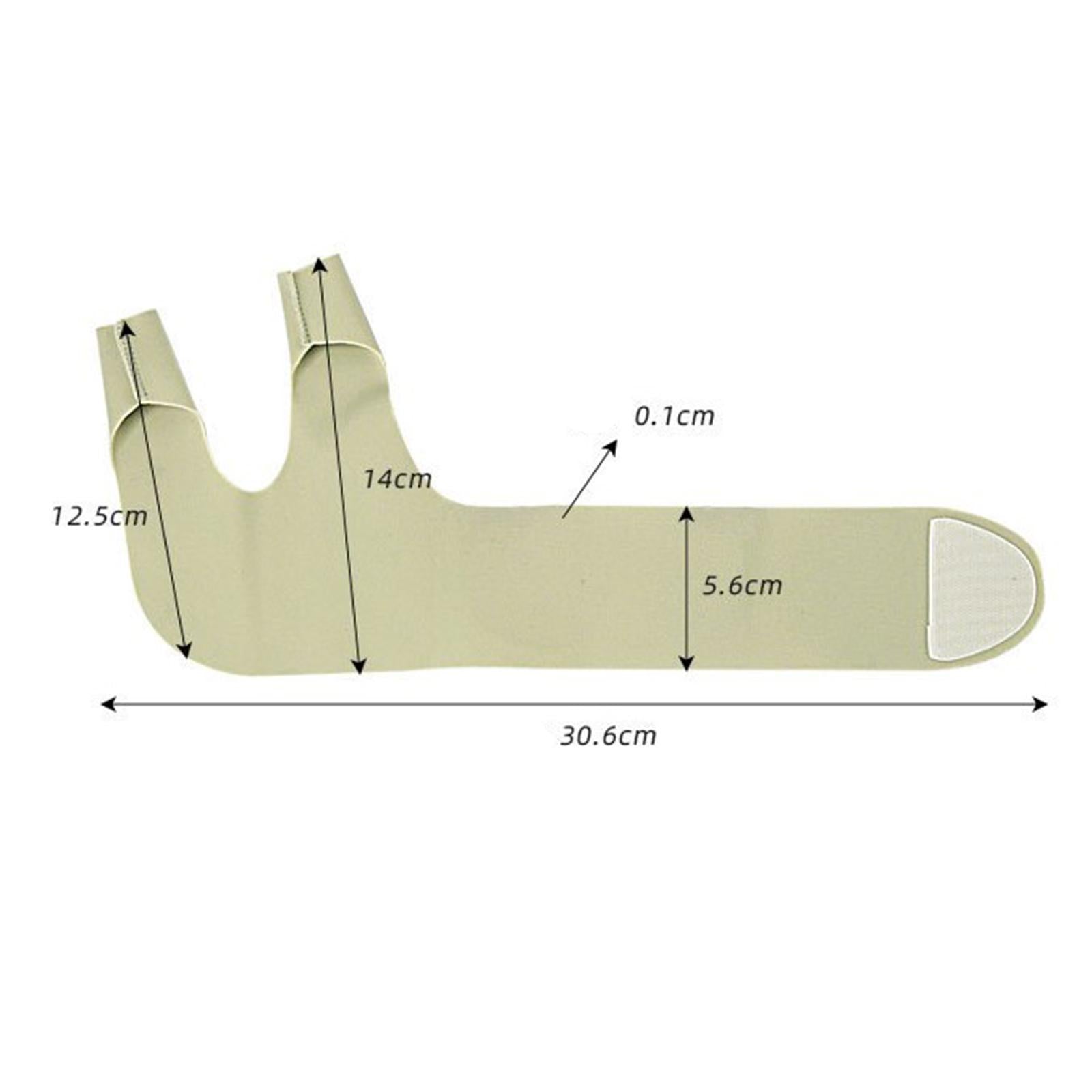 Two Finger Wrist Brace Adults Wrist Strap for Fitness Equipment Table Tennis Skin Color Left