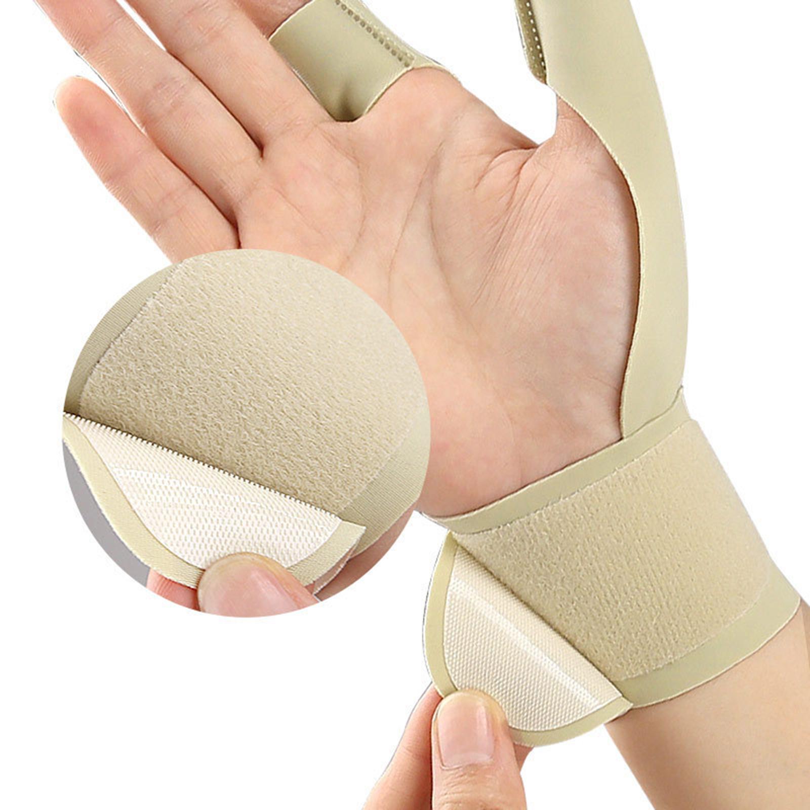 Two Finger Wrist Brace Adults Wrist Strap for Fitness Equipment Table Tennis Black Left