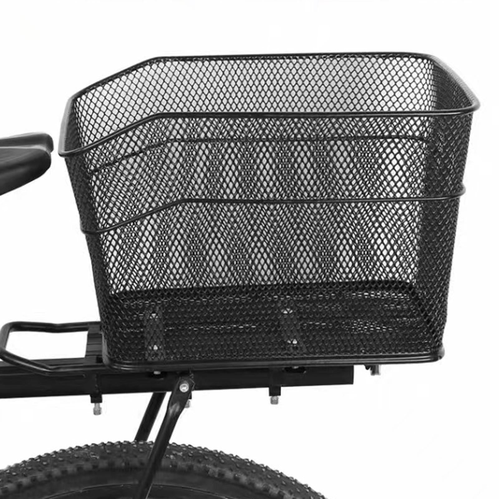 Rear Bike Basket Riding Storage Durable Thicken Mountain Bike Storage Basket