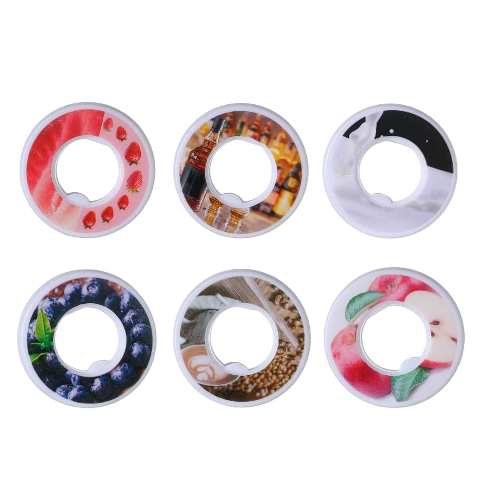 Water Bottle Flavour Pod Fruit Scented Rings for Fitness Bottle Travel Blueberry Flavor