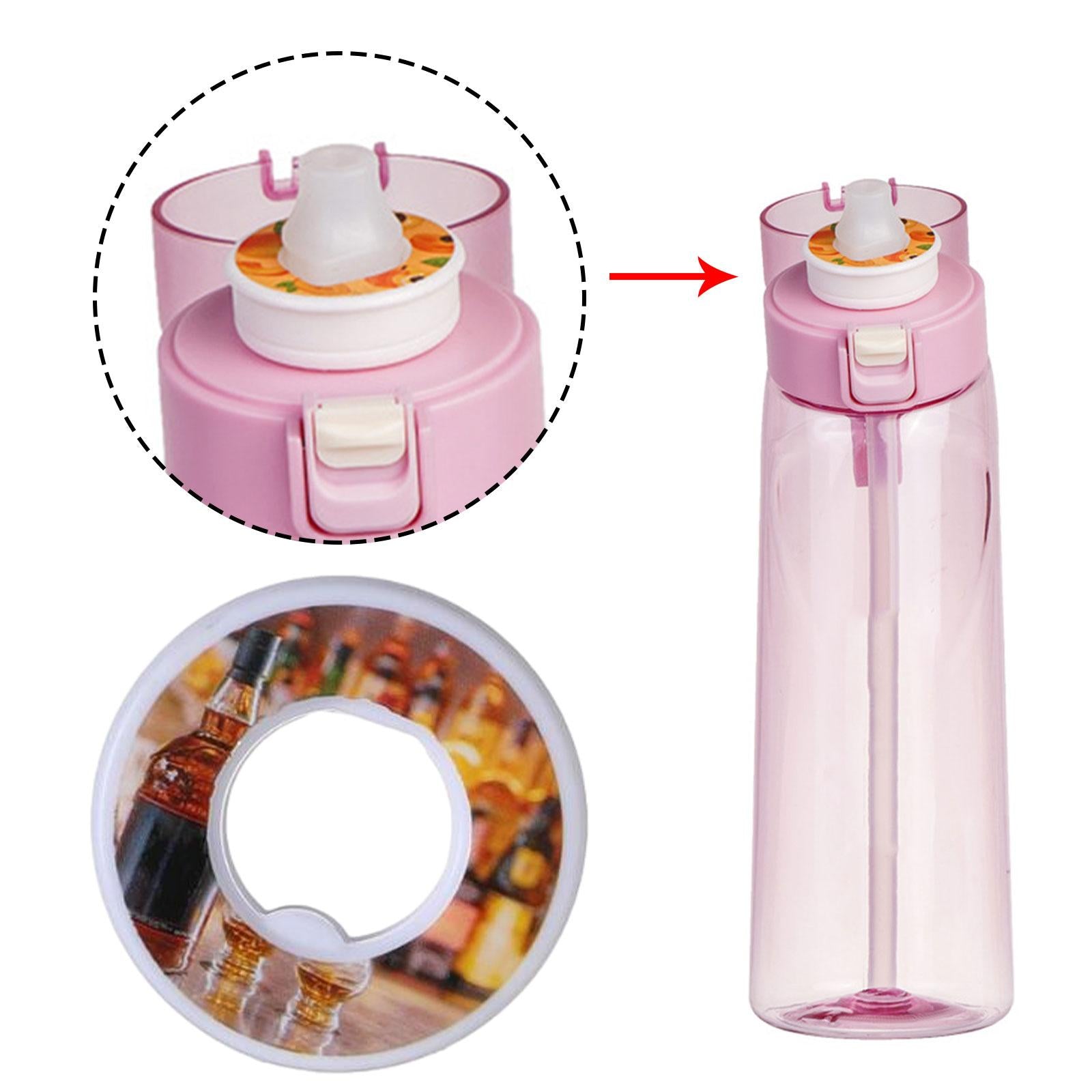 Water Bottle Flavour Pod Fruit Scented Rings for Fitness Bottle Travel Wine Flavor