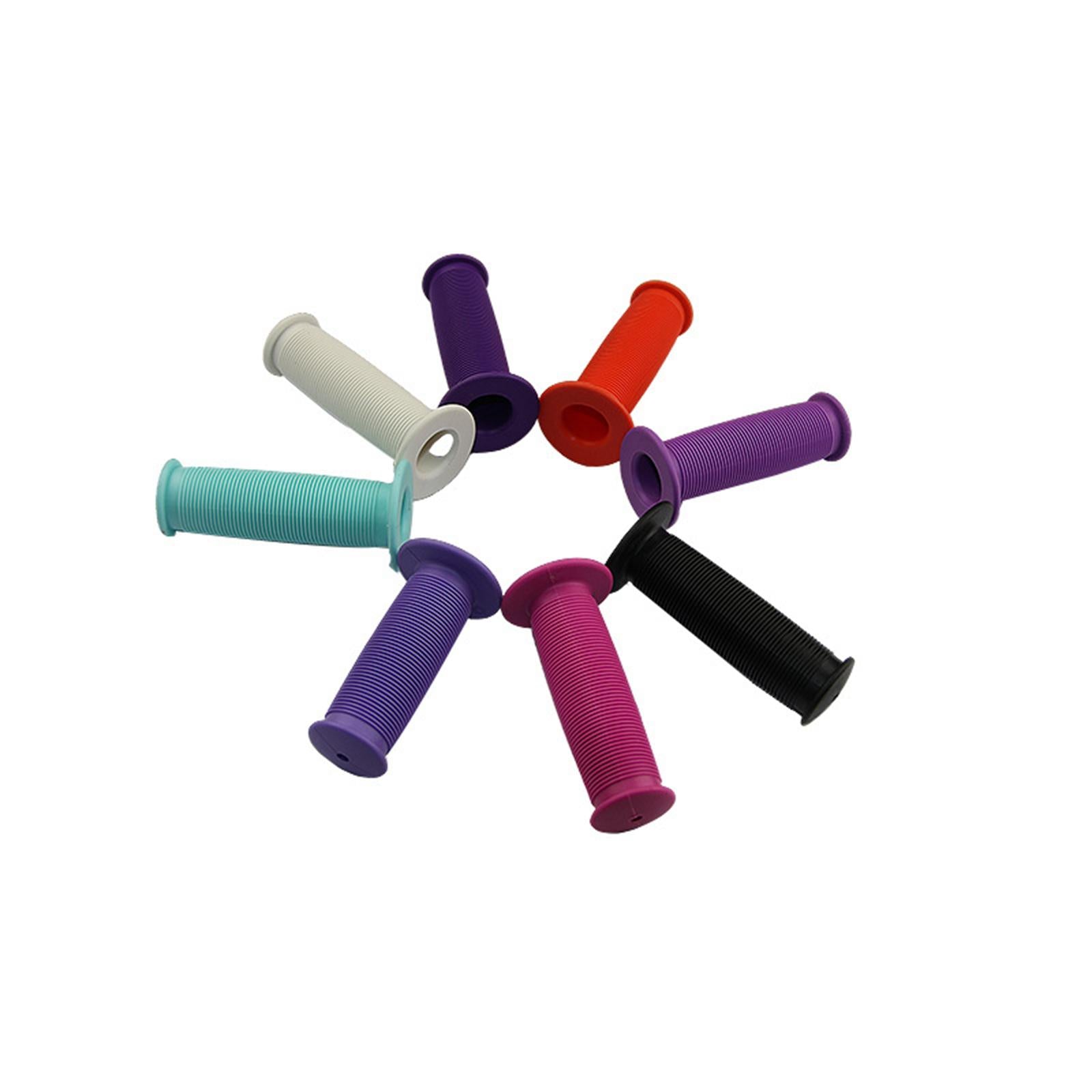 2xBike Handlebar Grips Replacement Rubber Non Slip for Folded Bikes Road Bikes Black