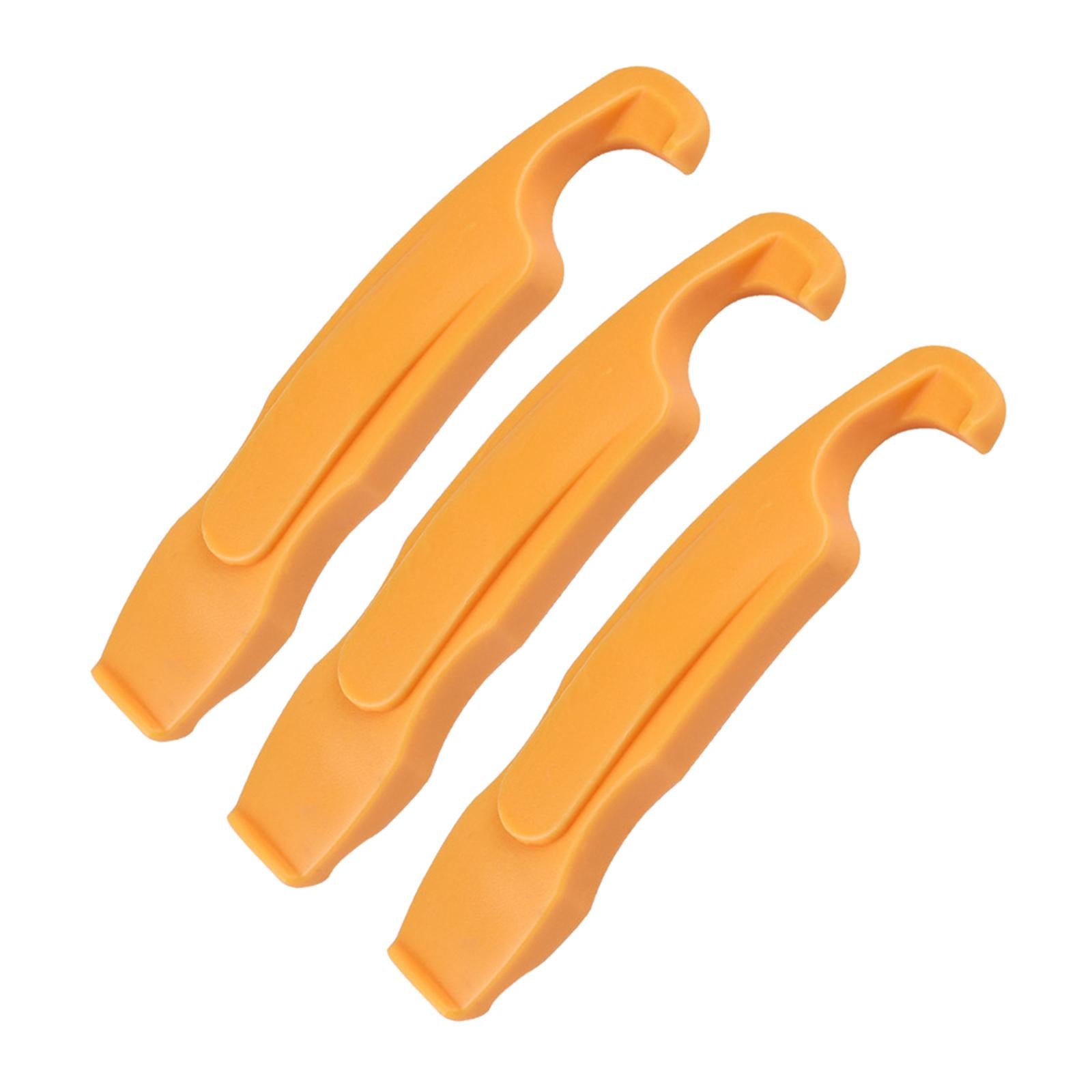 3Pcs Bike Tire Levers Set Premium Pry Bar Durable Bicycle Tire Removal Tools Yellow